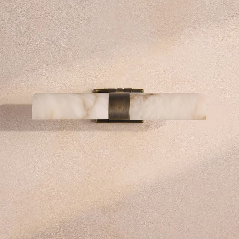 Lumiel Alabaster Sconce-Neutral Decor