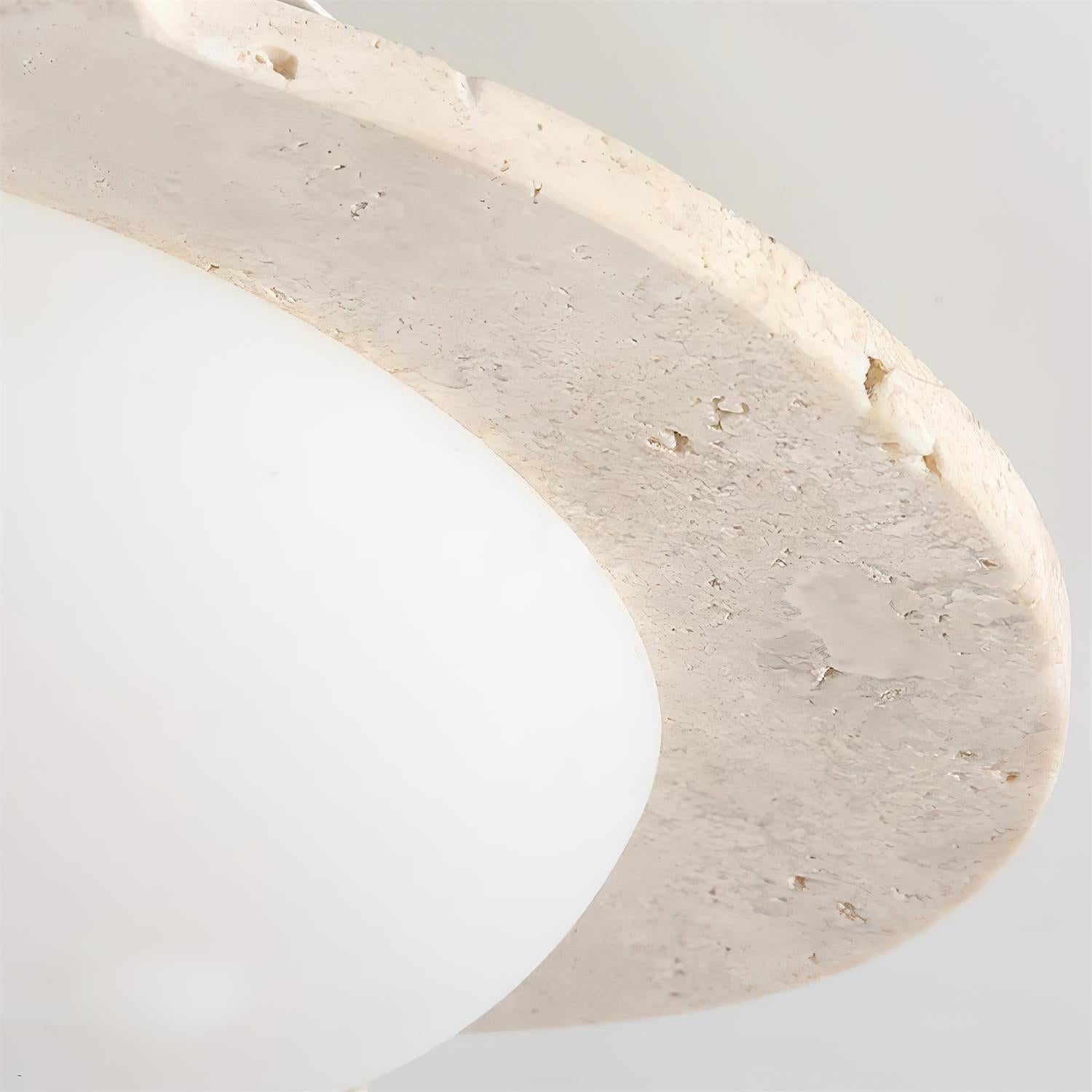 Riita Flower Ceiling Light Travertine