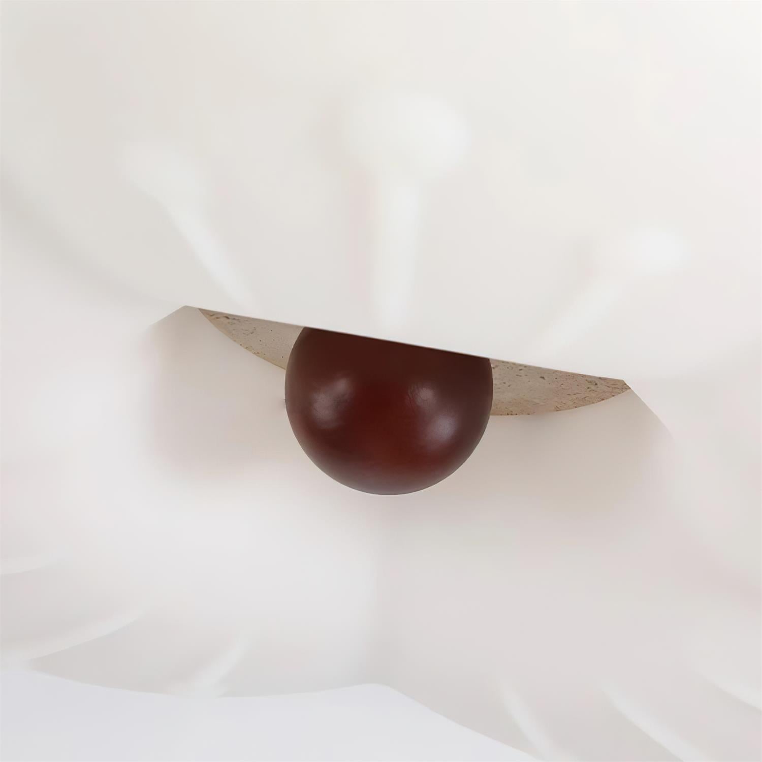 Riita Flower Ceiling Light Travertine