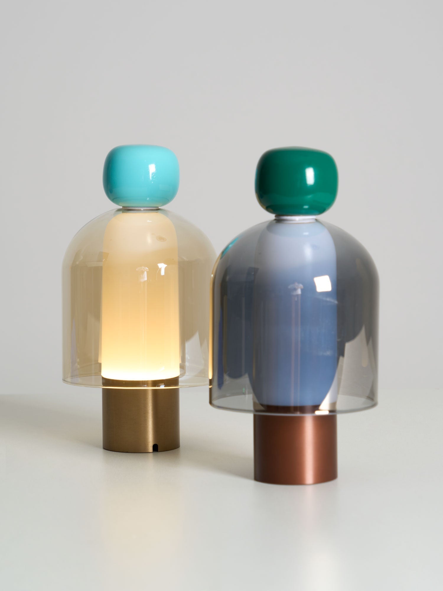 Nara Glass Artistic Table Lamp-Neutral Decor