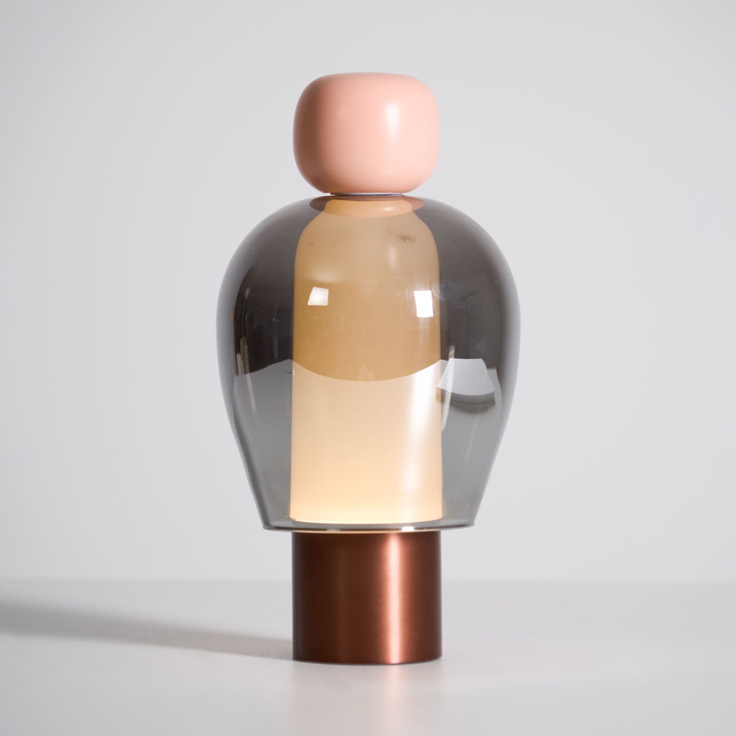 Nara Glass Artistic Table Lamp-Neutral Decor