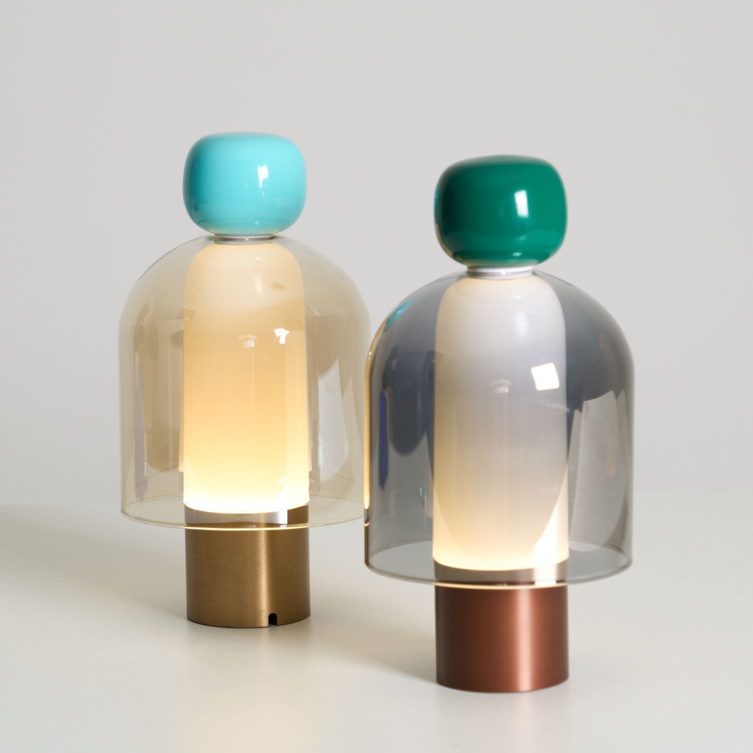 Nara Glass Artistic Table Lamp-Neutral Decor