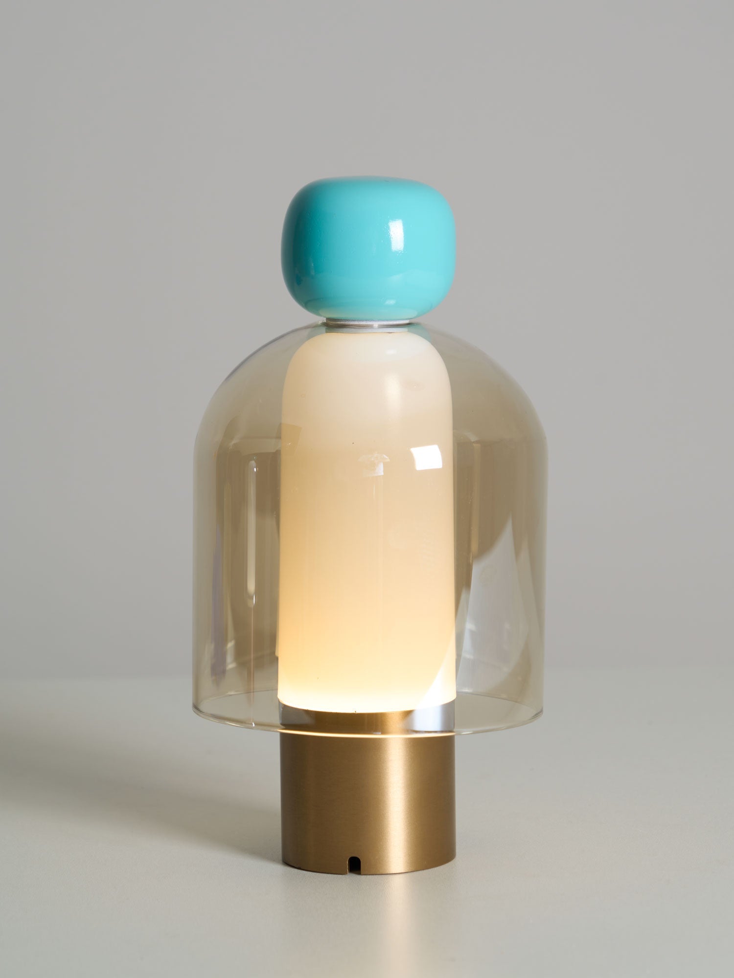 Nara Glass Artistic Table Lamp-Neutral Decor