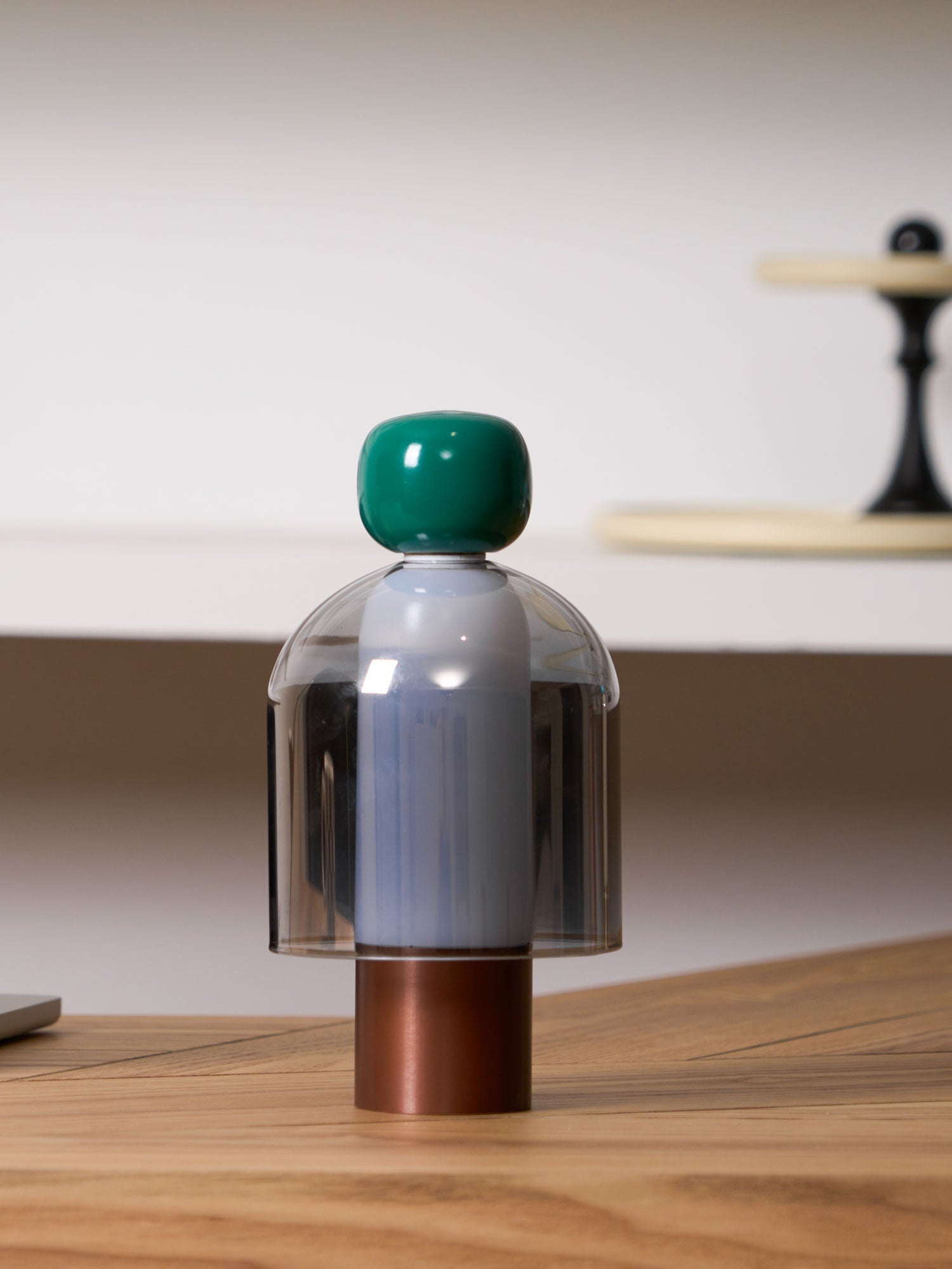Nara Glass Artistic Table Lamp-Neutral Decor