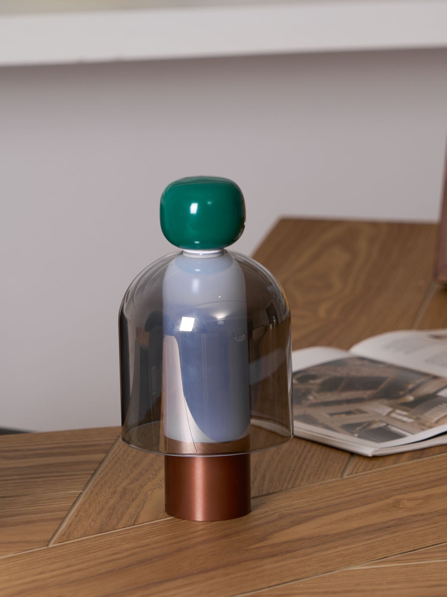Nara Glass Artistic Table Lamp-Neutral Decor