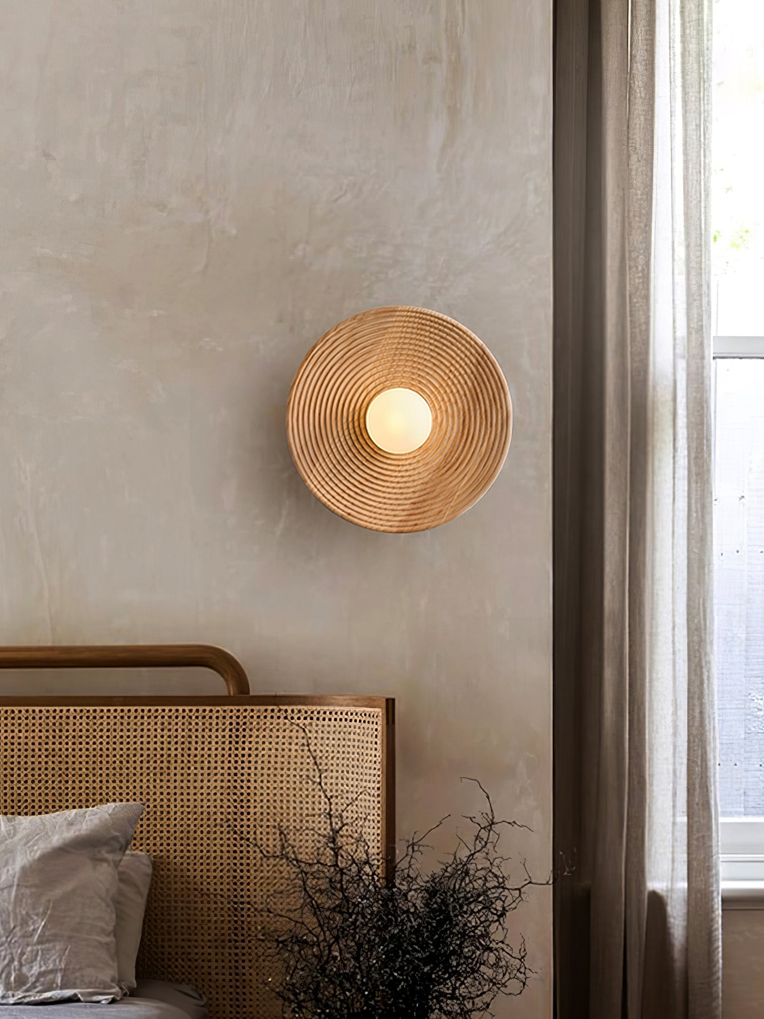 Brenly Nordic Art Contour Wooden Sconce Wall lamp-Neutral Decor