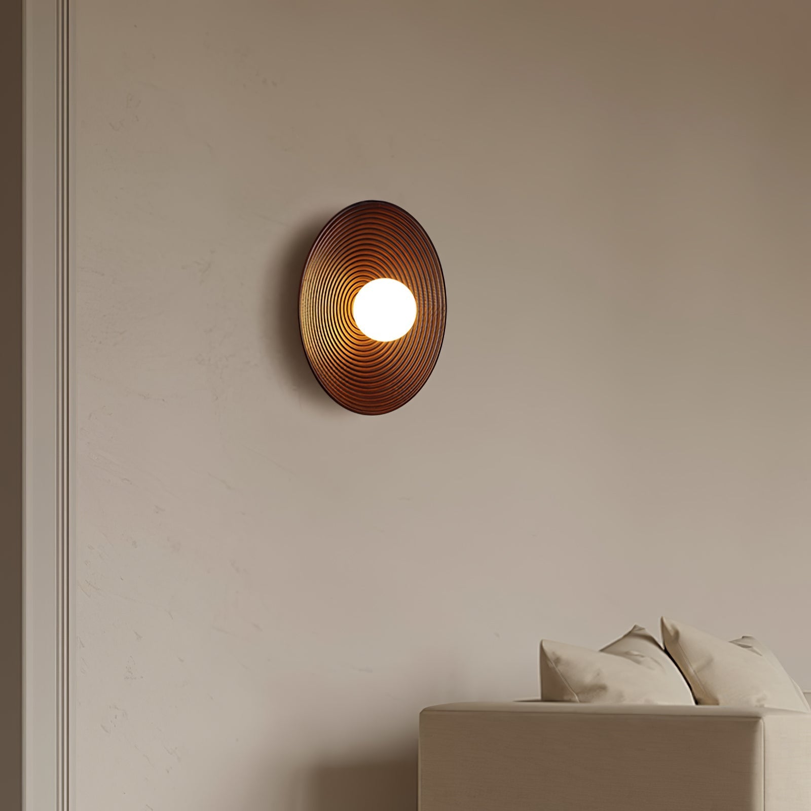 Brenly Nordic Art Contour Wooden Sconce Wall lamp-Neutral Decor