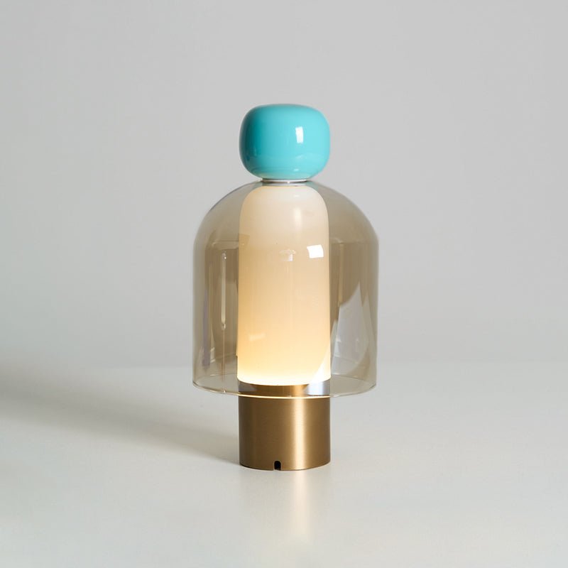 Nara Glass Artistic Table Lamp-Neutral Decor