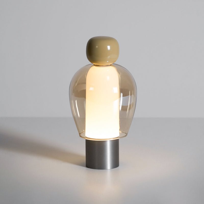 Nara Glass Artistic Table Lamp-Neutral Decor