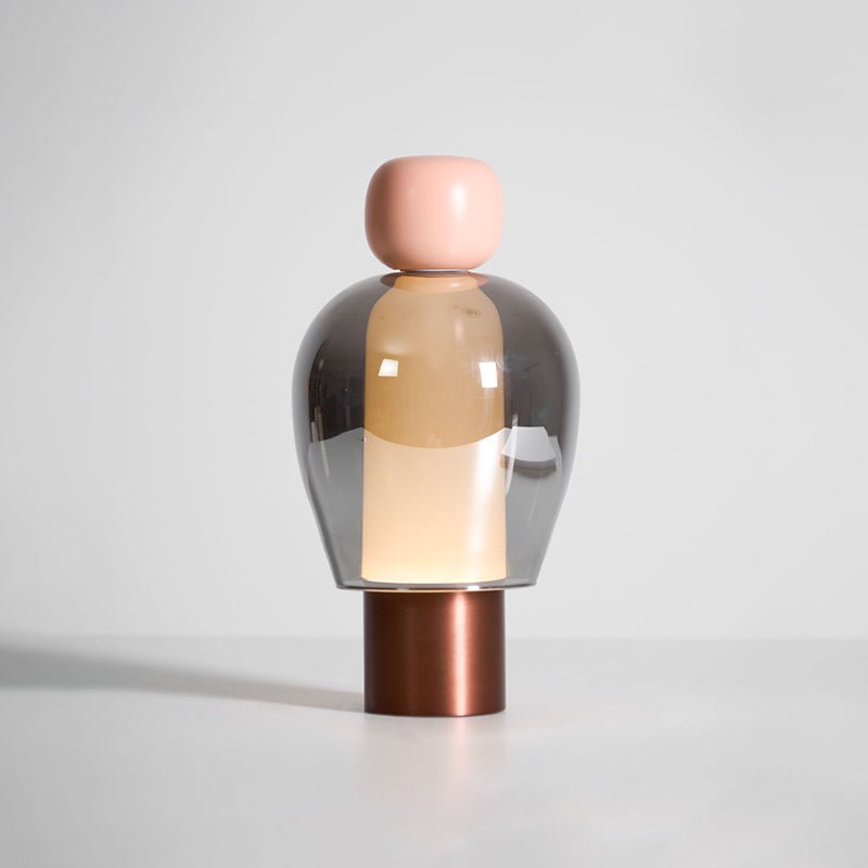 Nara Glass Artistic Table Lamp-Neutral Decor