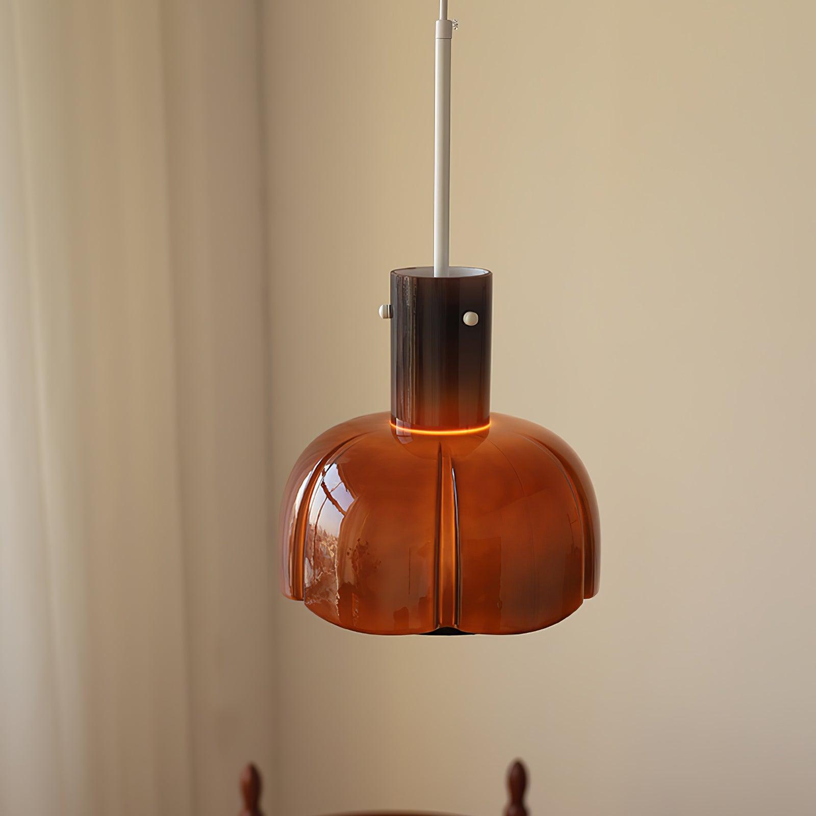 Zentara Glass Contemporary Pendant Light-Neutral Decor