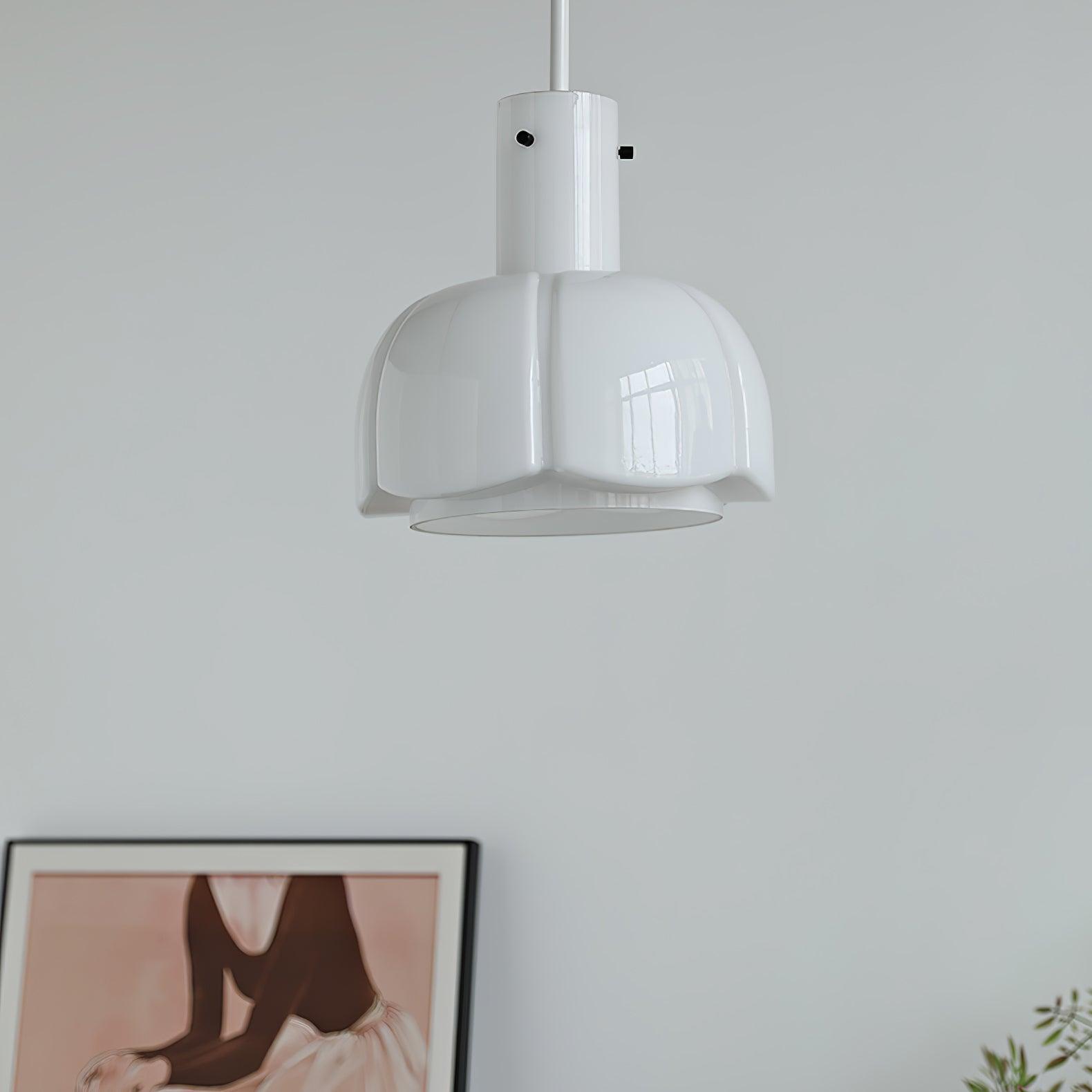 Zentara Glass Contemporary Pendant Light-Neutral Decor