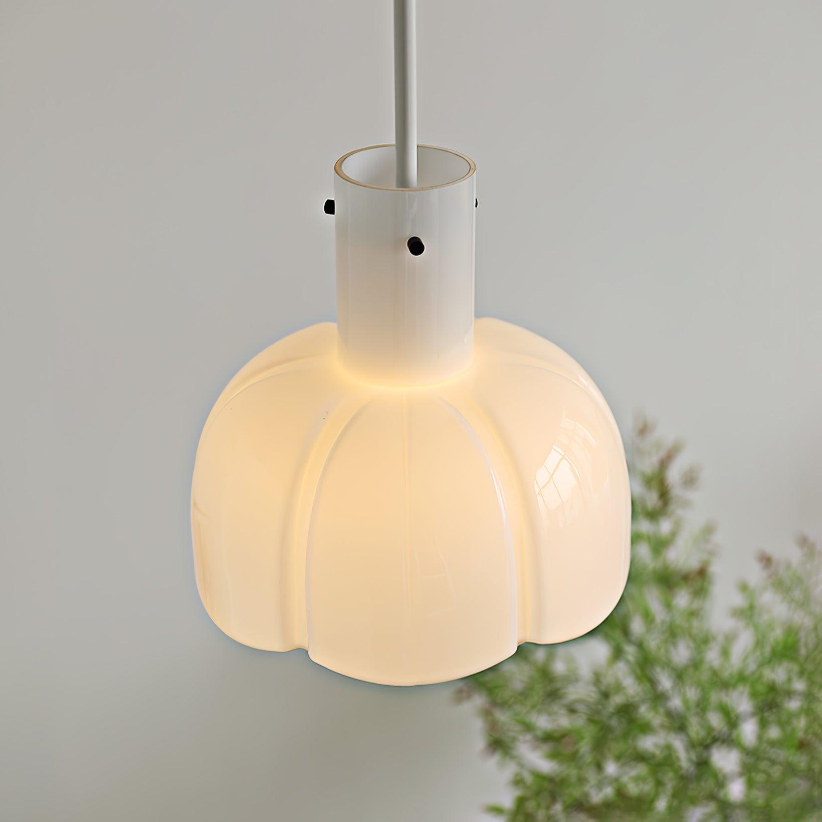 Zentara Glass Contemporary Pendant Light-Neutral Decor
