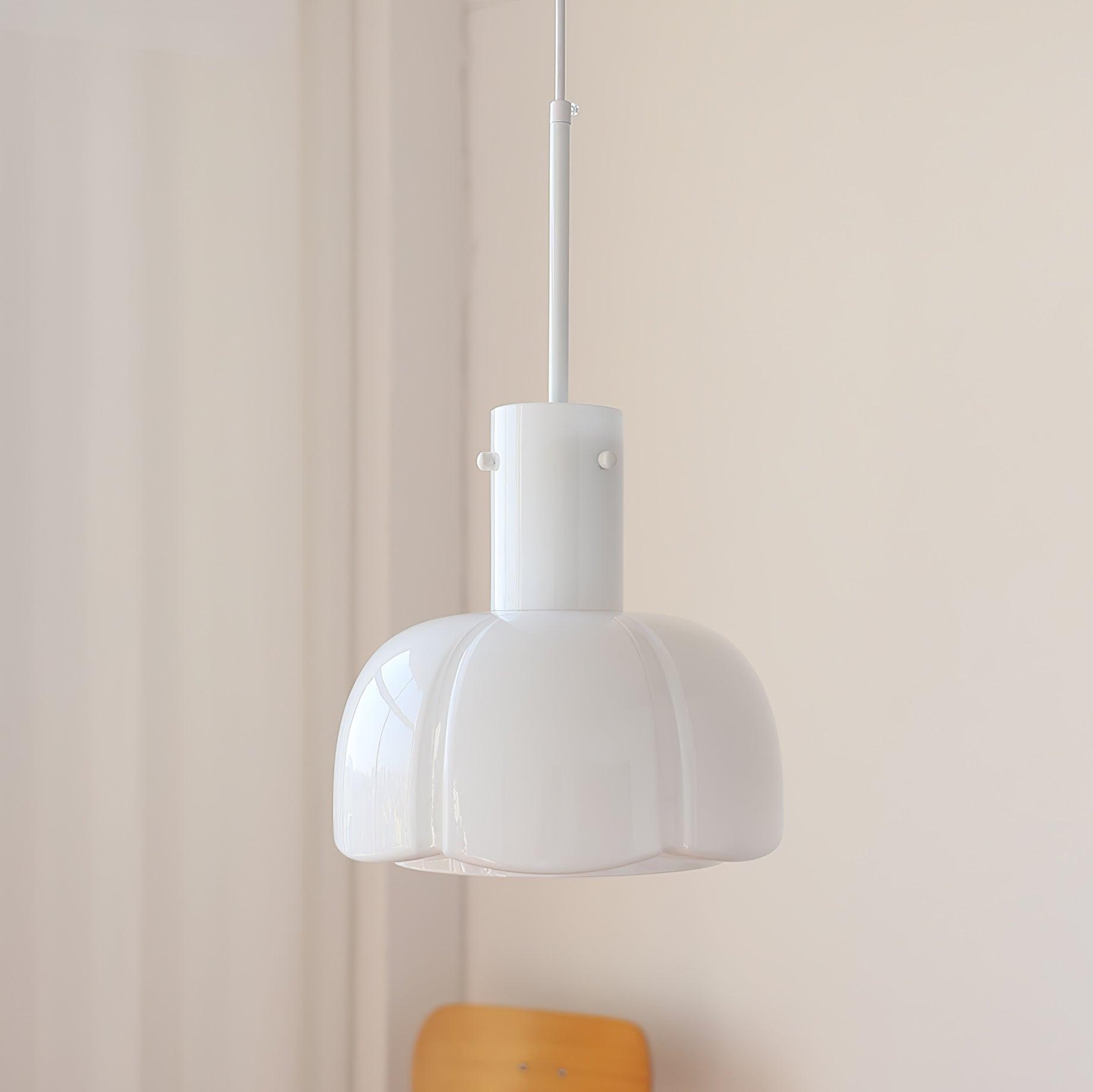 Zentara Glass Contemporary Pendant Light-Neutral Decor