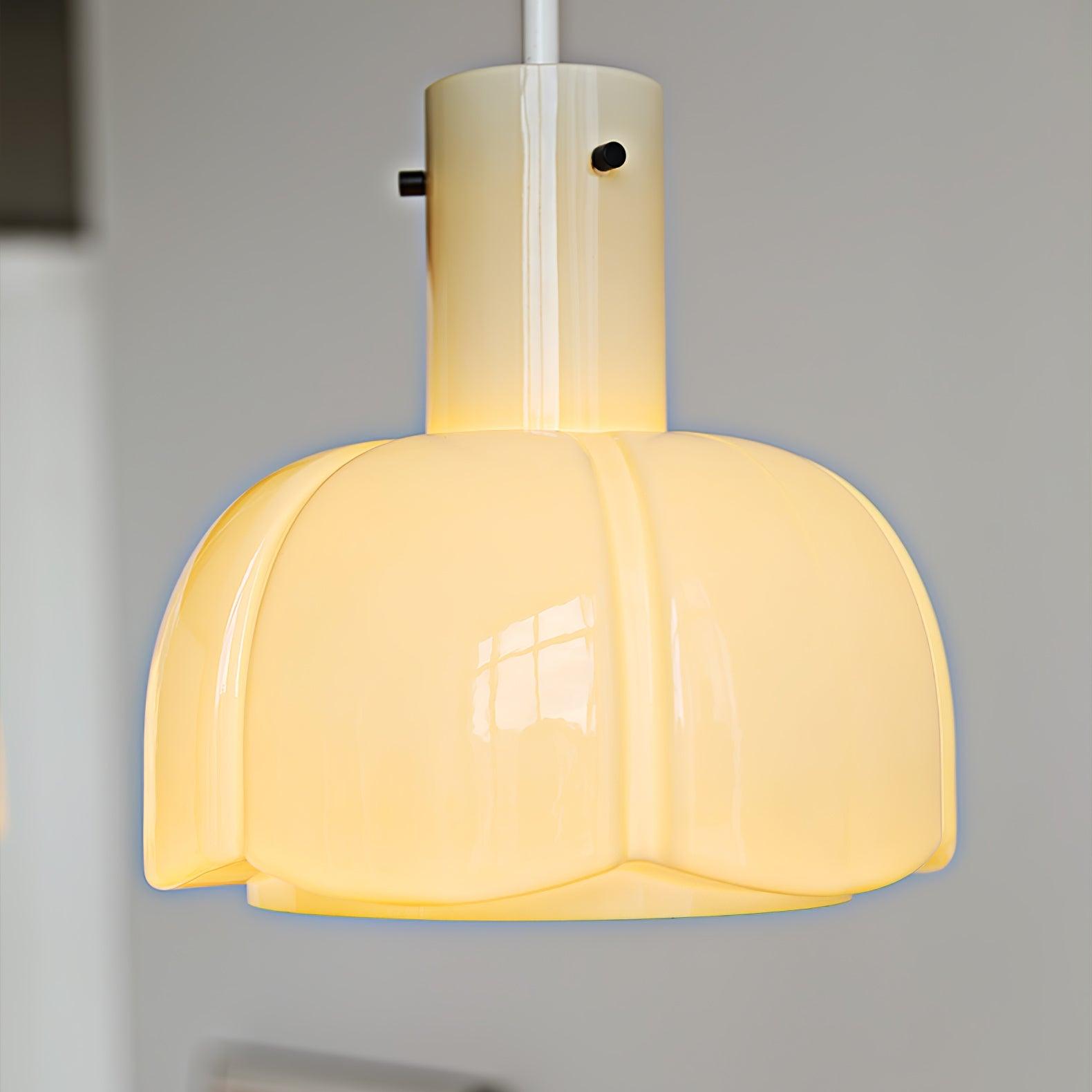 Zentara Glass Contemporary Pendant Light-Neutral Decor