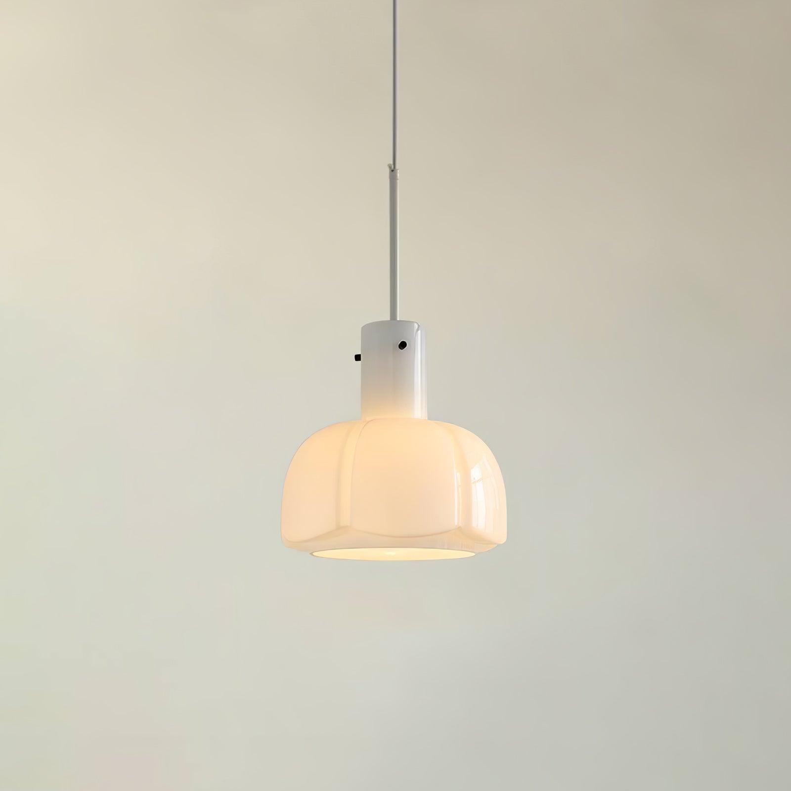 Zentara Glass Contemporary Pendant Light-Neutral Decor