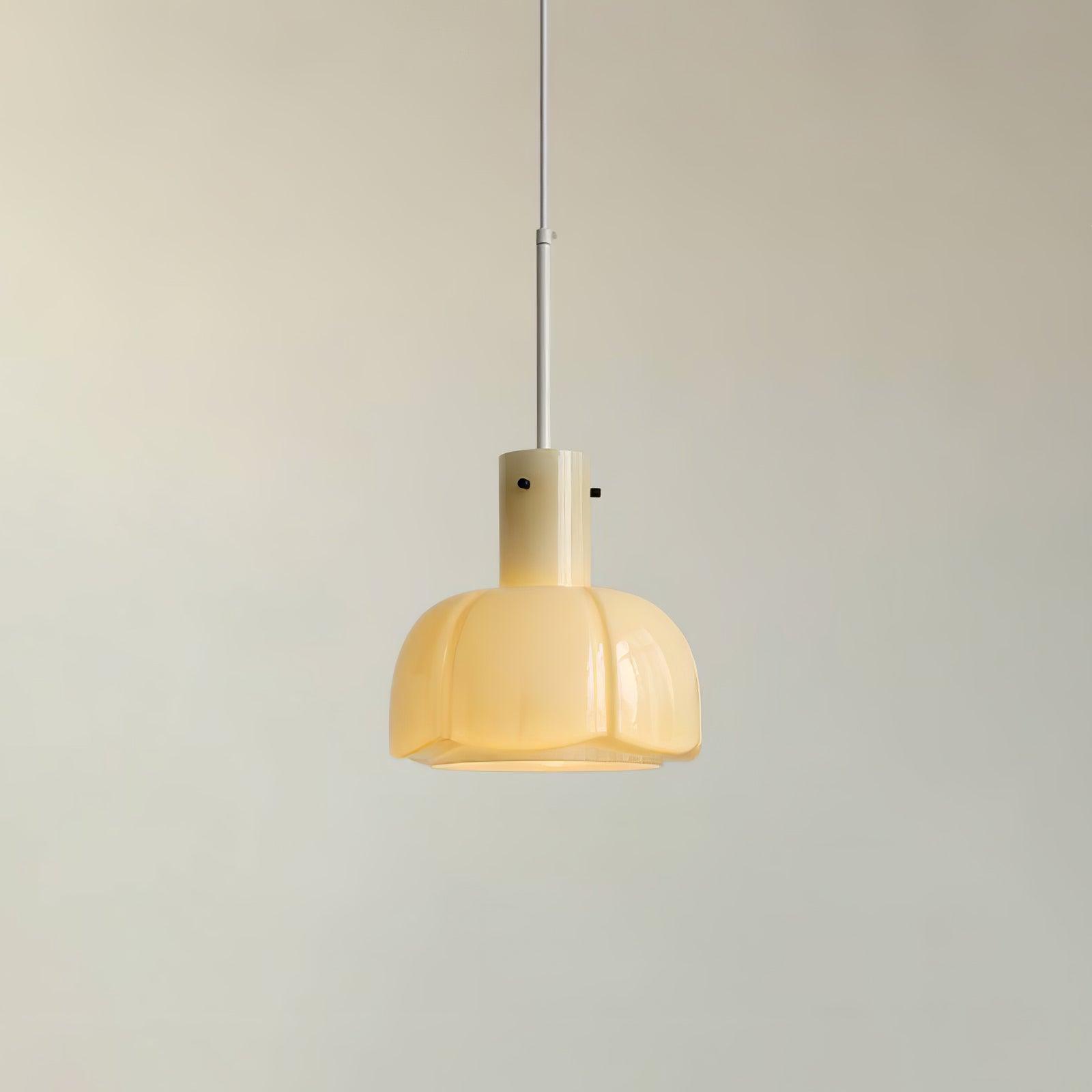 Zentara Glass Contemporary Pendant Light-Neutral Decor