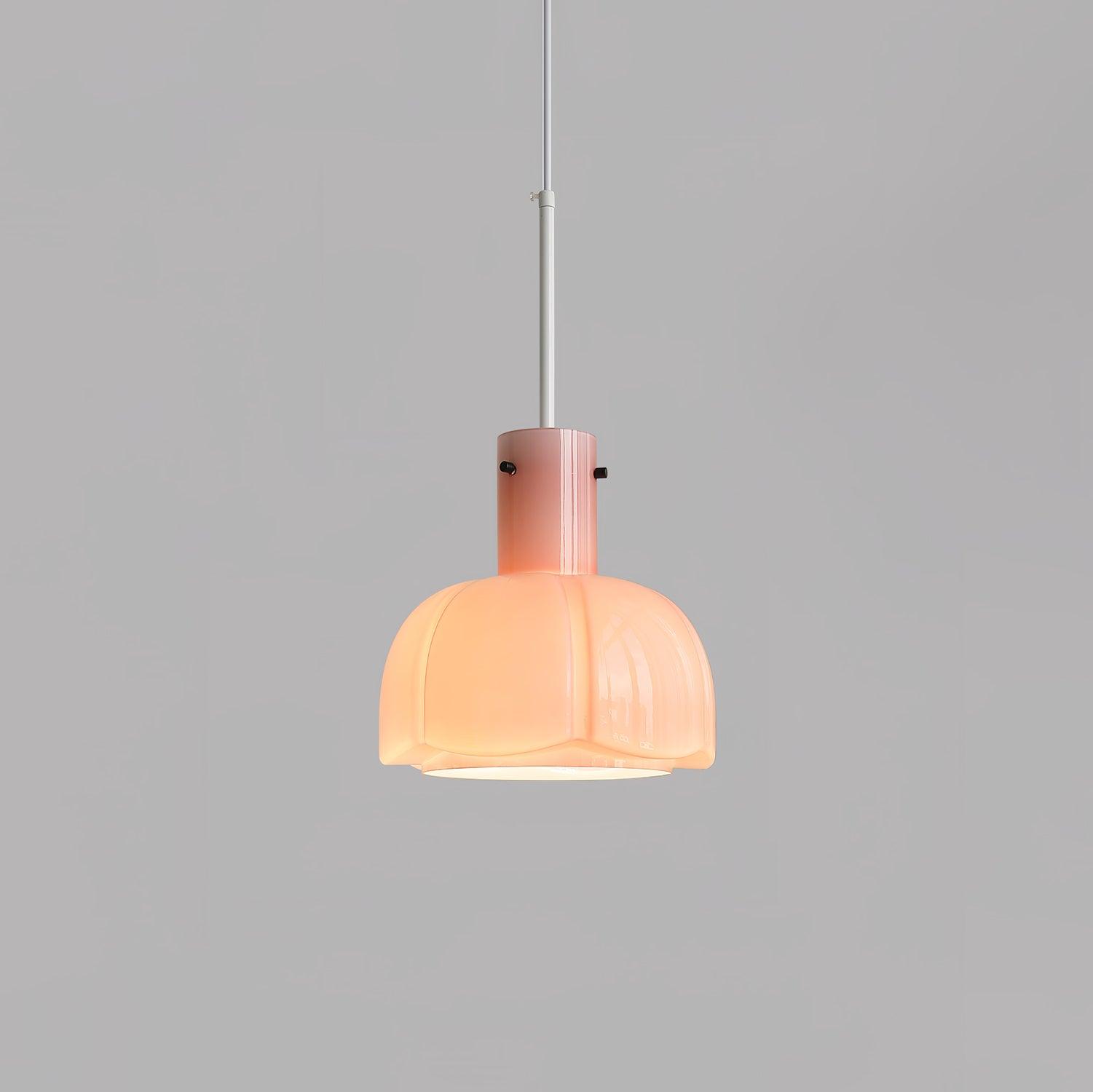 Zentara Glass Contemporary Pendant Light-Neutral Decor