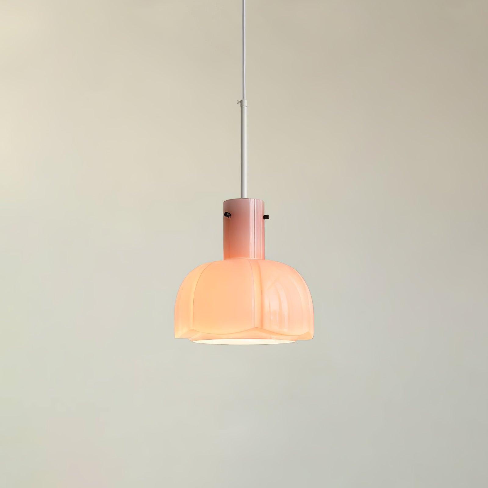 Zentara Glass Contemporary Pendant Light-Neutral Decor