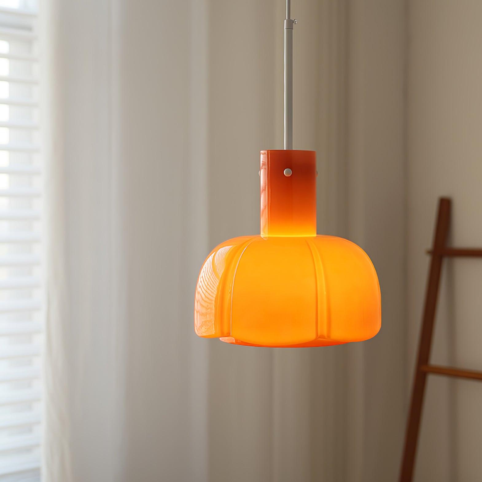 Zentara Glass Contemporary Pendant Light-Neutral Decor