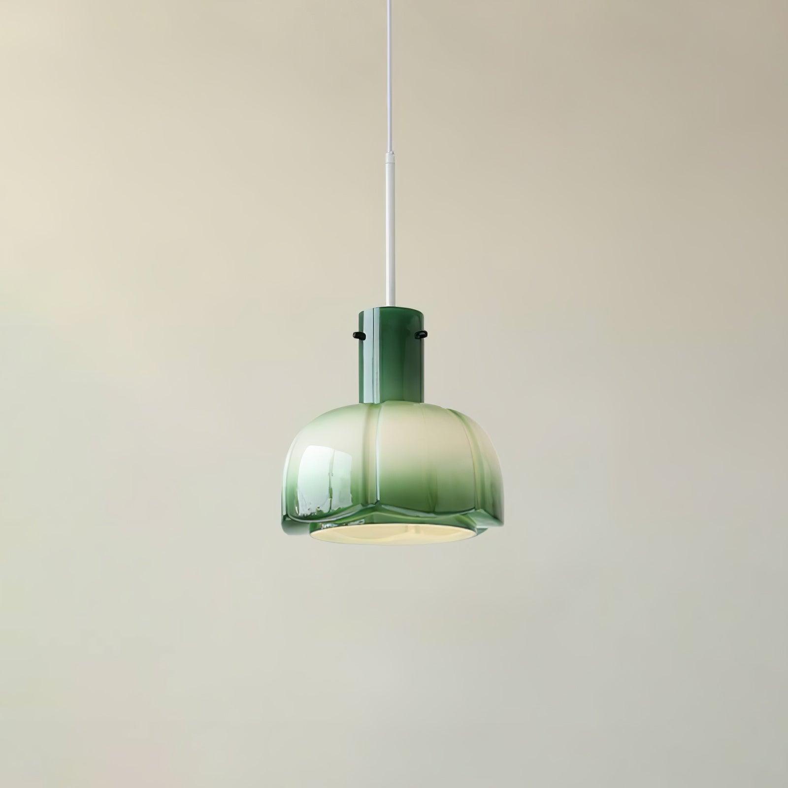 Zentara Glass Contemporary Pendant Light-Neutral Decor