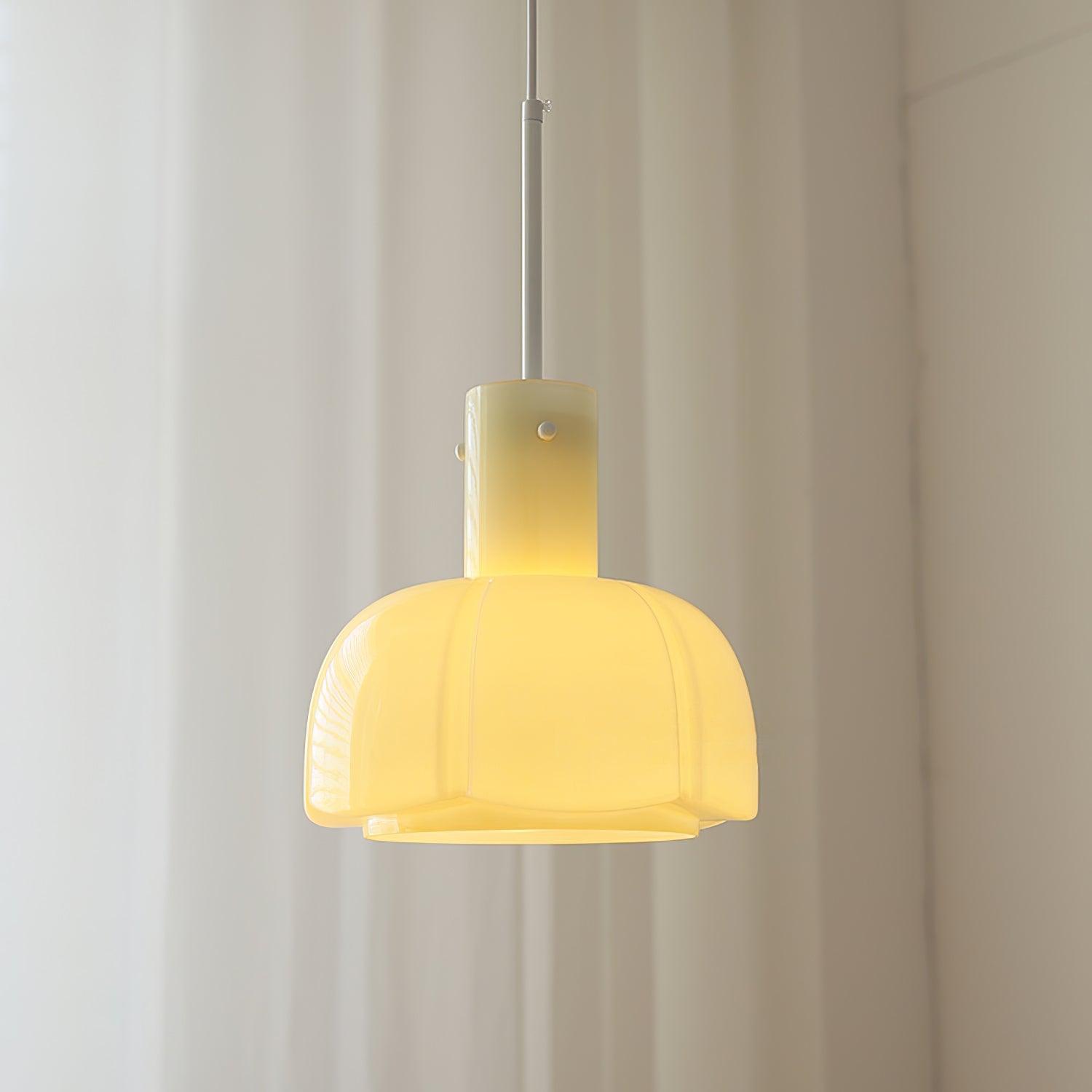 Zentara Glass Contemporary Pendant Light-Neutral Decor