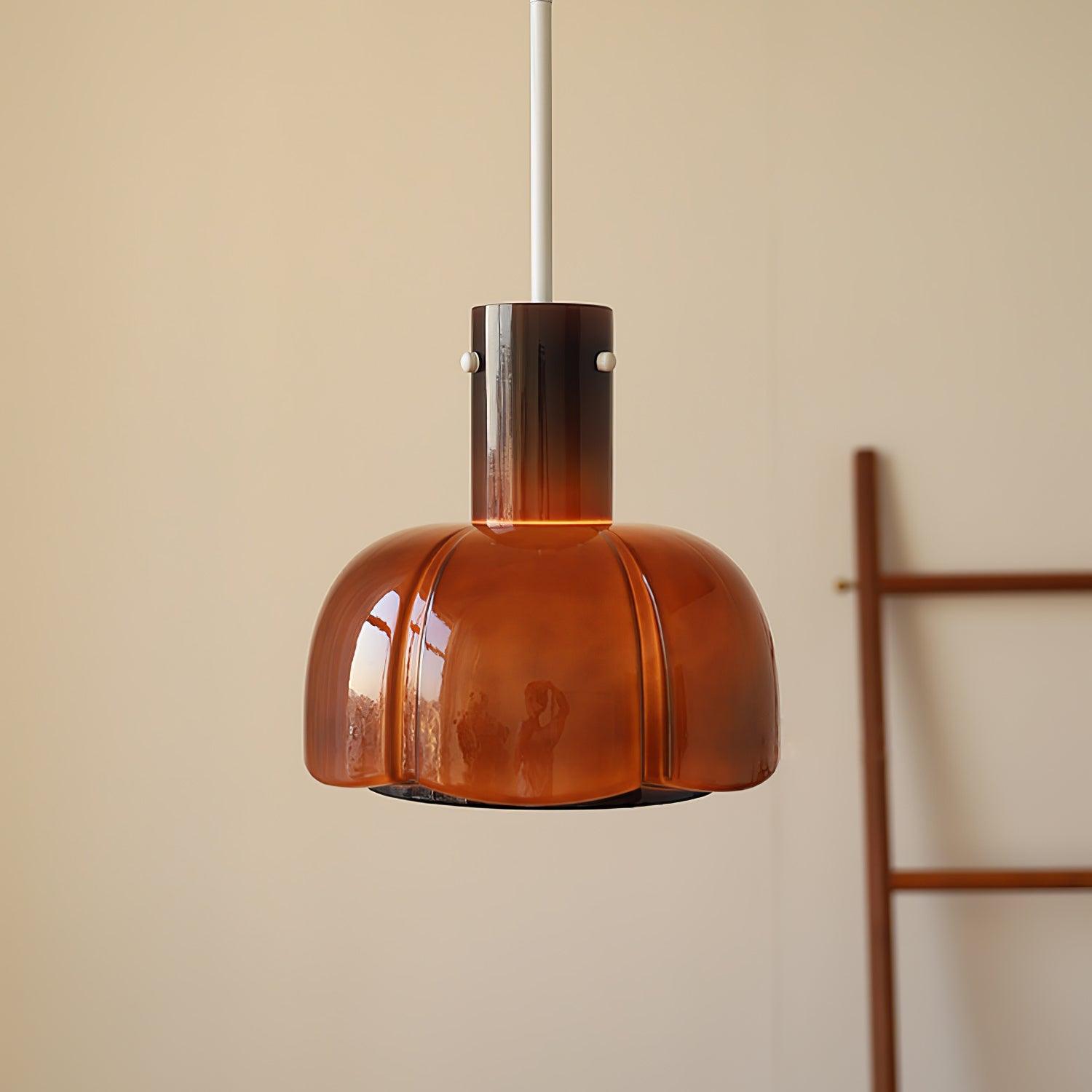 Zentara Glass Contemporary Pendant Light-Neutral Decor