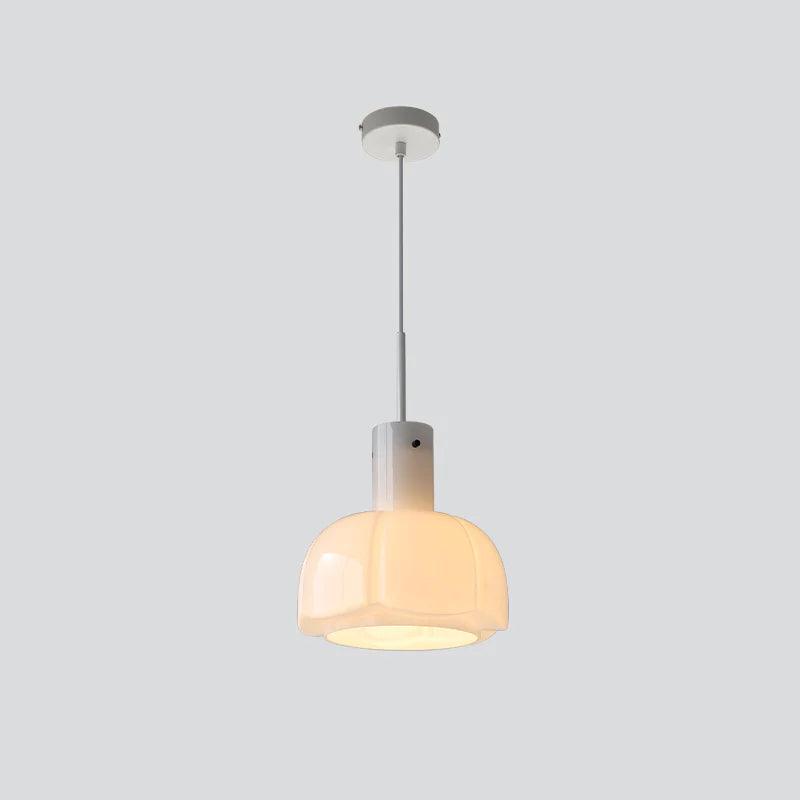 Zentara Glass Contemporary Pendant Light-Neutral Decor