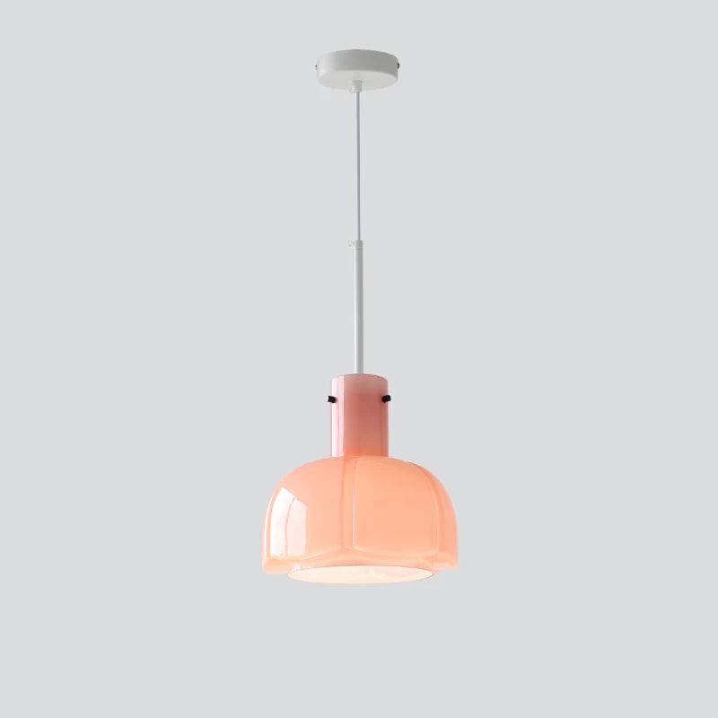 Zentara Glass Contemporary Pendant Light-Neutral Decor