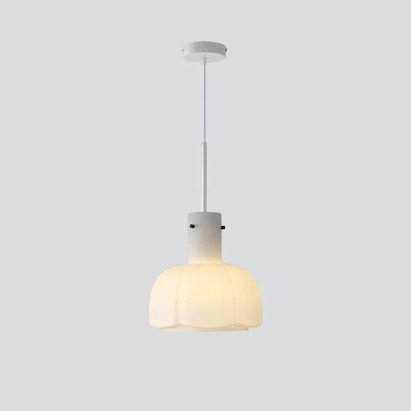 Zentara Glass Contemporary Pendant Light-Neutral Decor