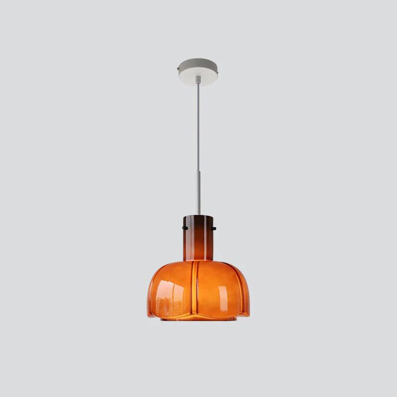 Zentara Glass Contemporary Pendant Light-Neutral Decor