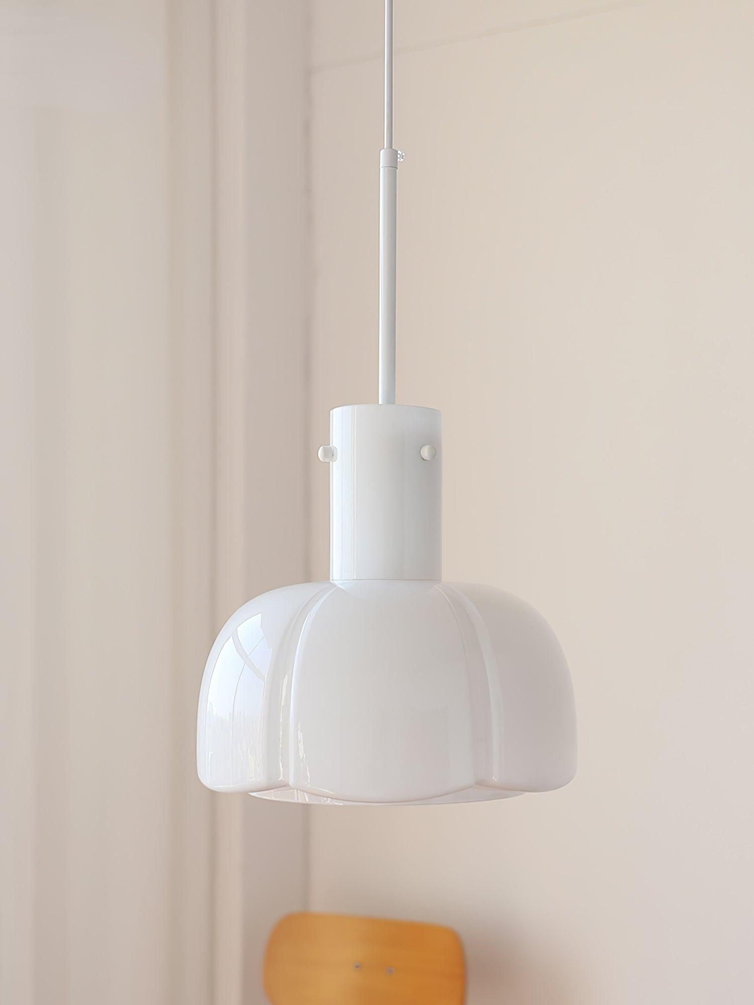 Zentara Glass Contemporary Pendant Light-Neutral Decor