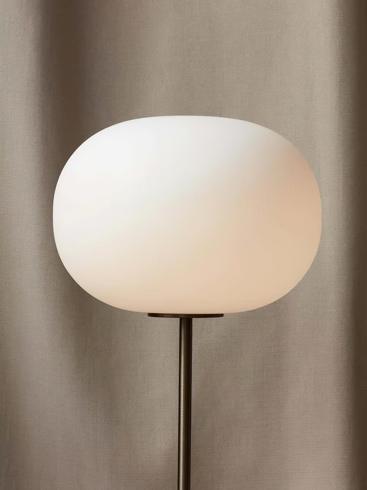 Iloryra Column-Base Travertine Floor Lamp-Neutral Decor