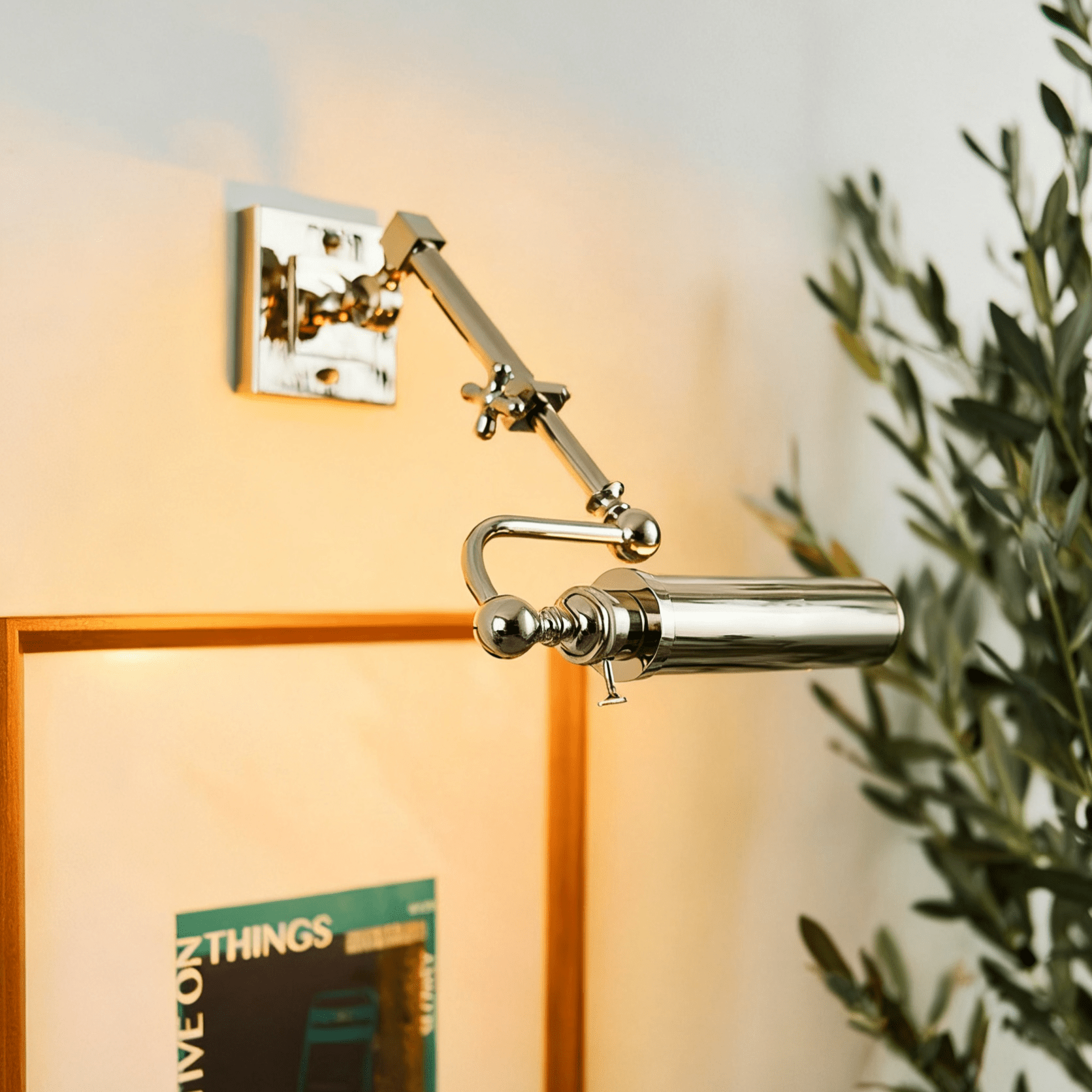 Zelm Polished Wall Sconce-Neutral Decor