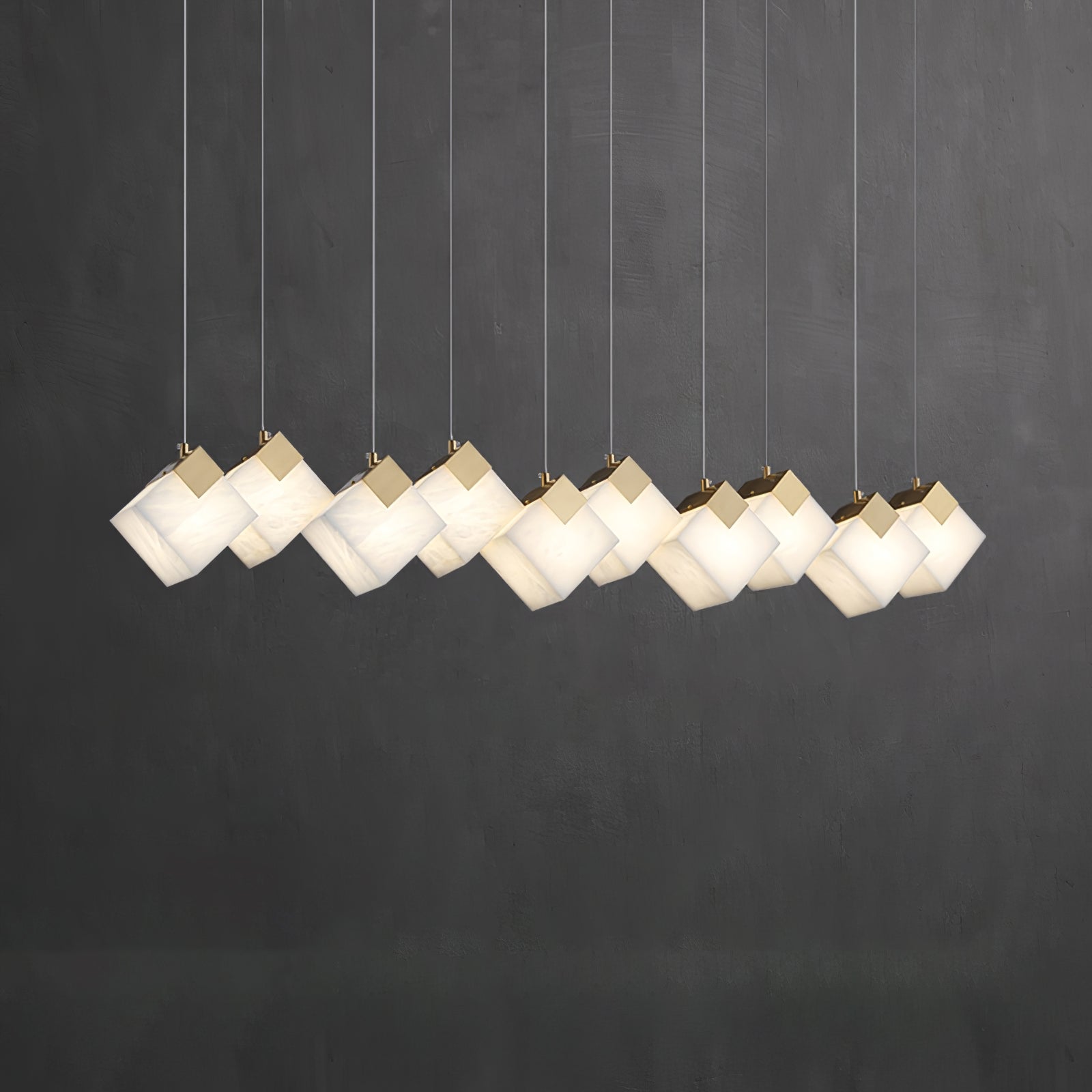 Vevariel Linear Alabaster Pendant Light-Neutral Decor