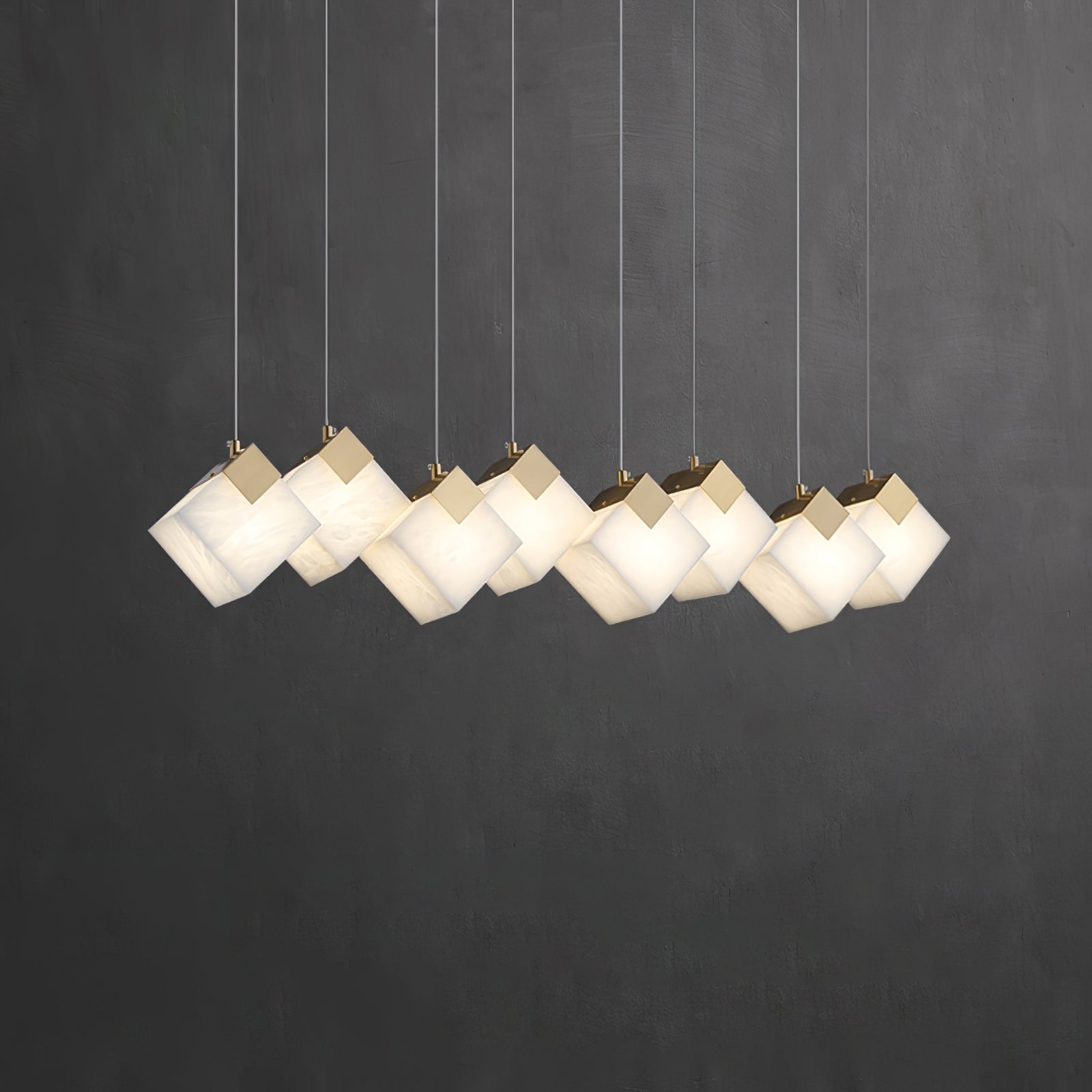 Vevariel Linear Alabaster Pendant Light-Neutral Decor
