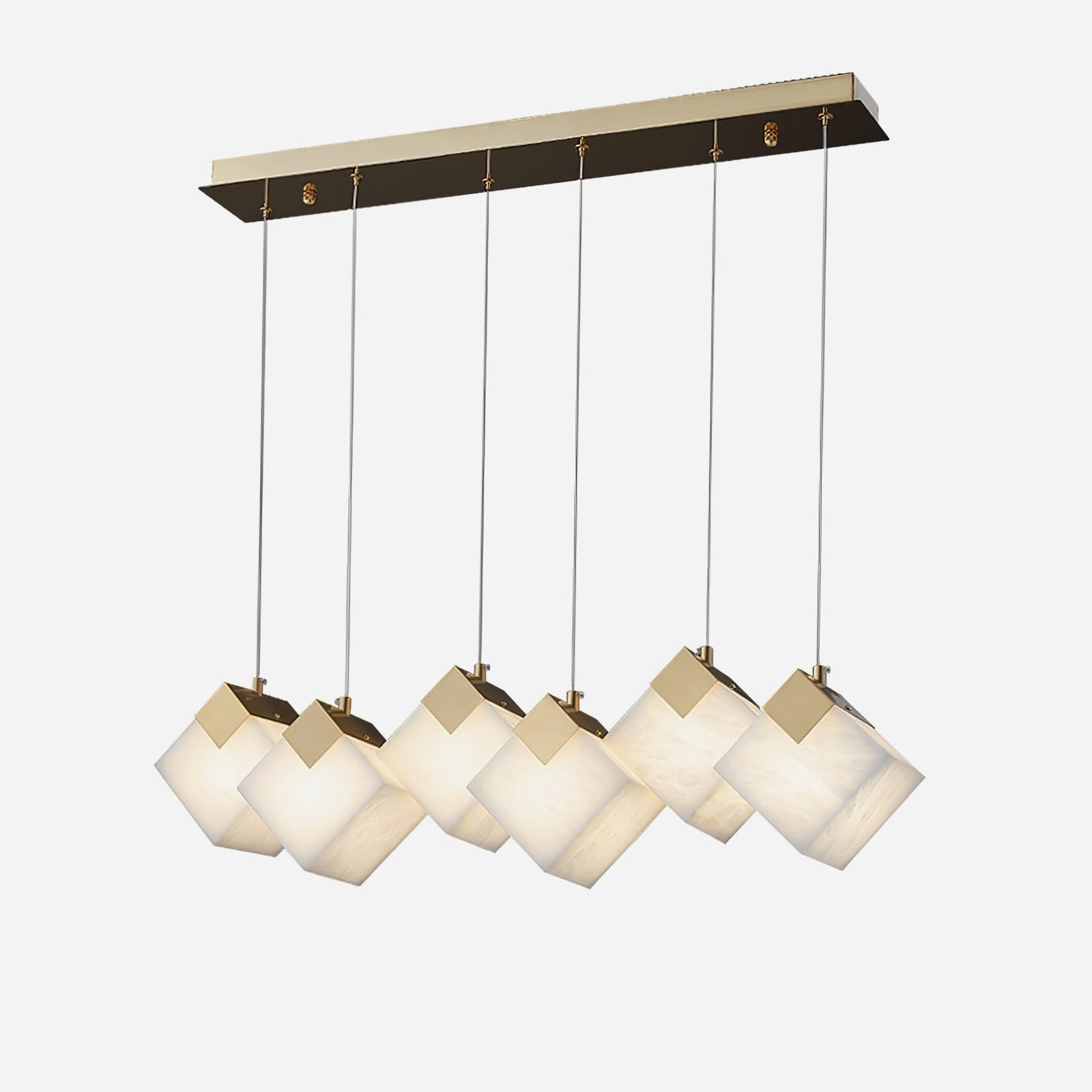 Vevariel Linear Alabaster Pendant Light-Neutral Decor