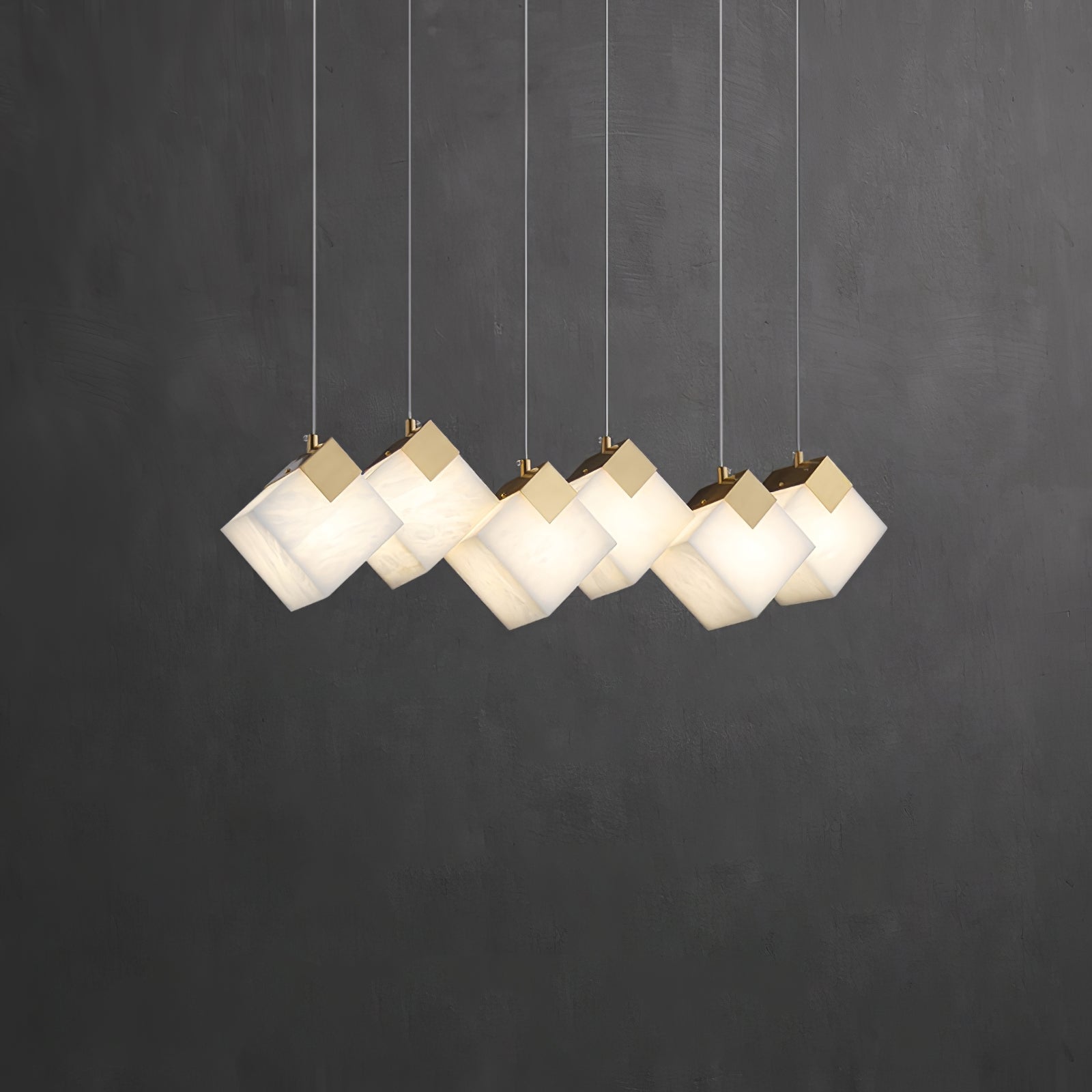 Vevariel Linear Alabaster Pendant Light-Neutral Decor