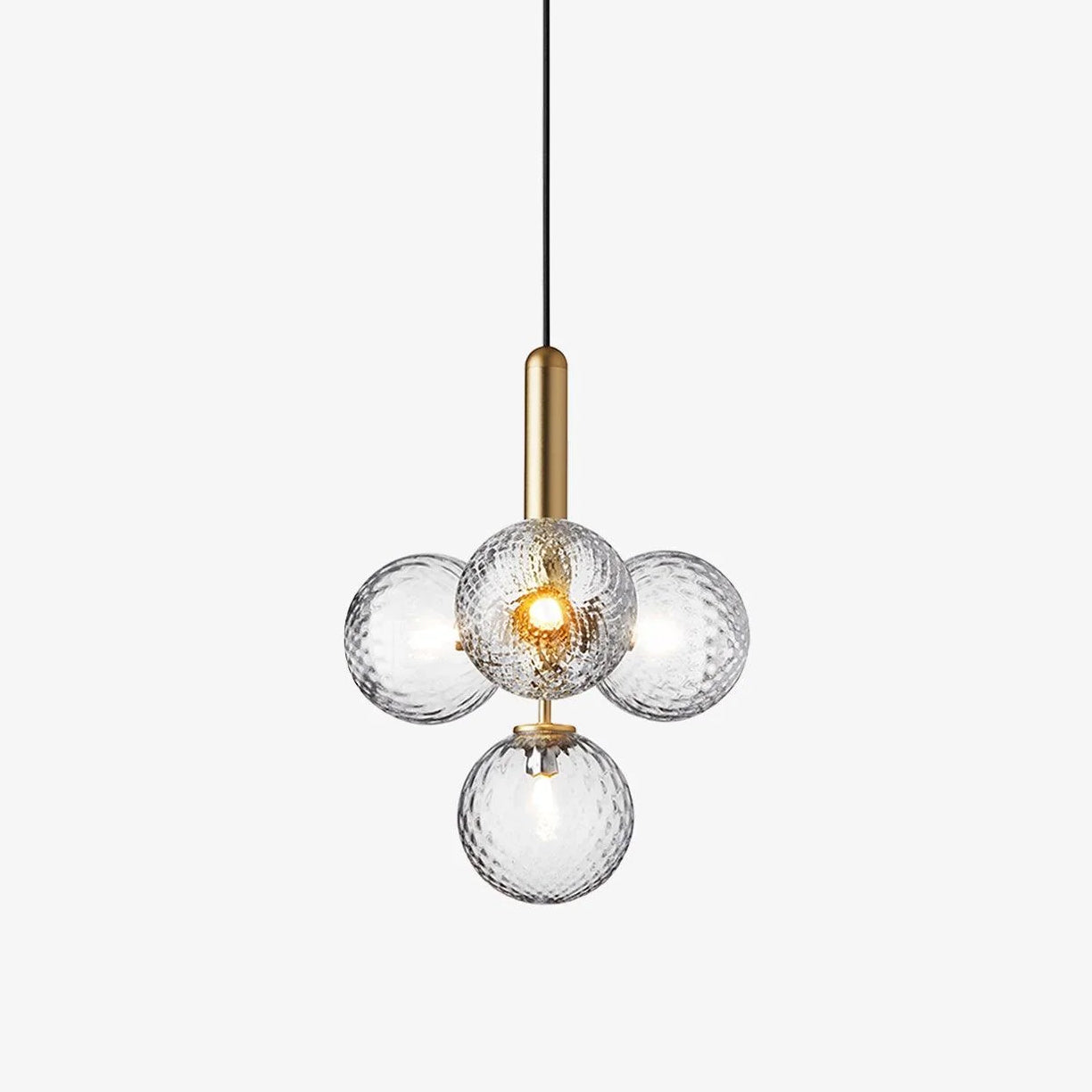 Larenol Glass Classic Industrial Pendant Light-Neutral Decor
