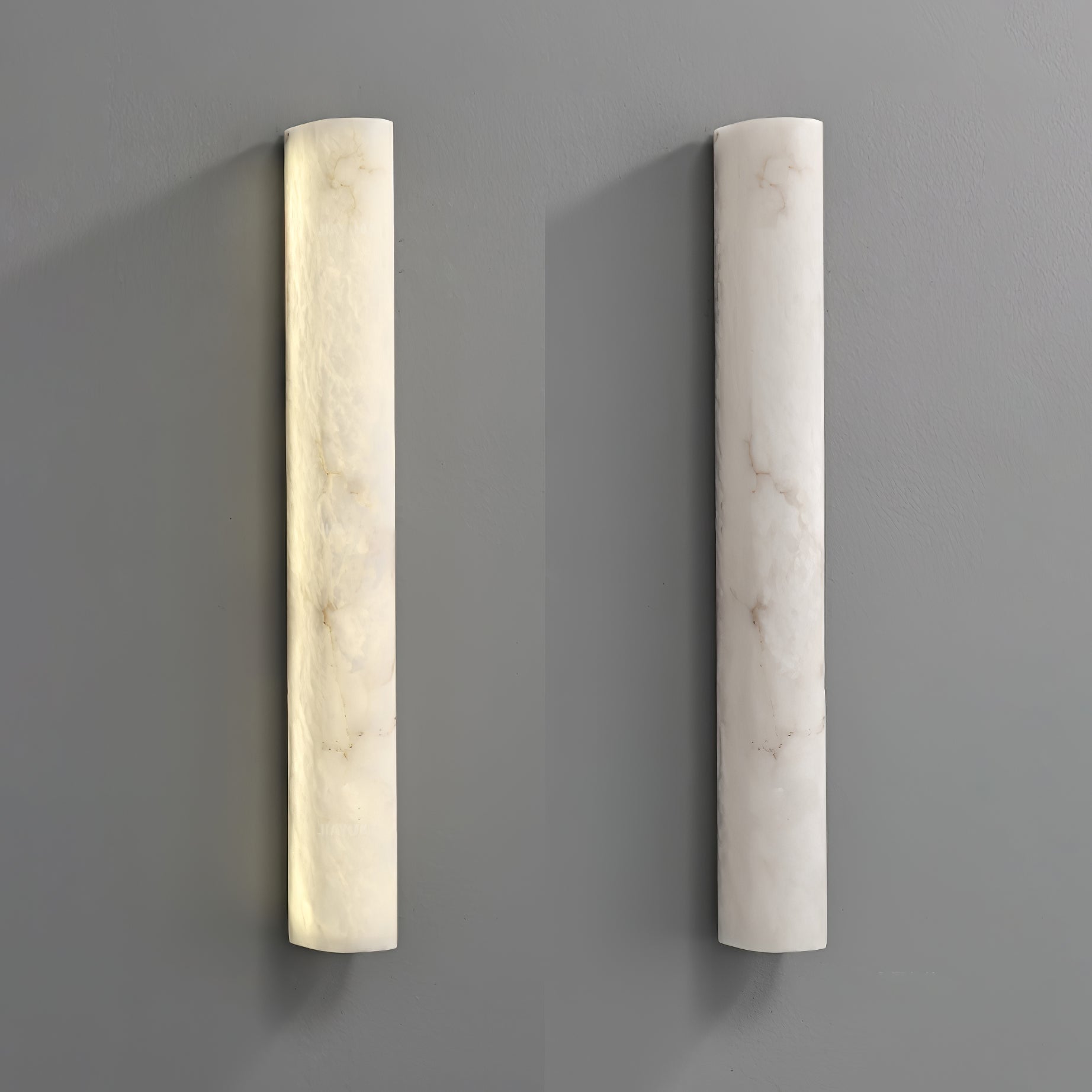 Veyaen Alabaster Wall Light-Neutral Decor
