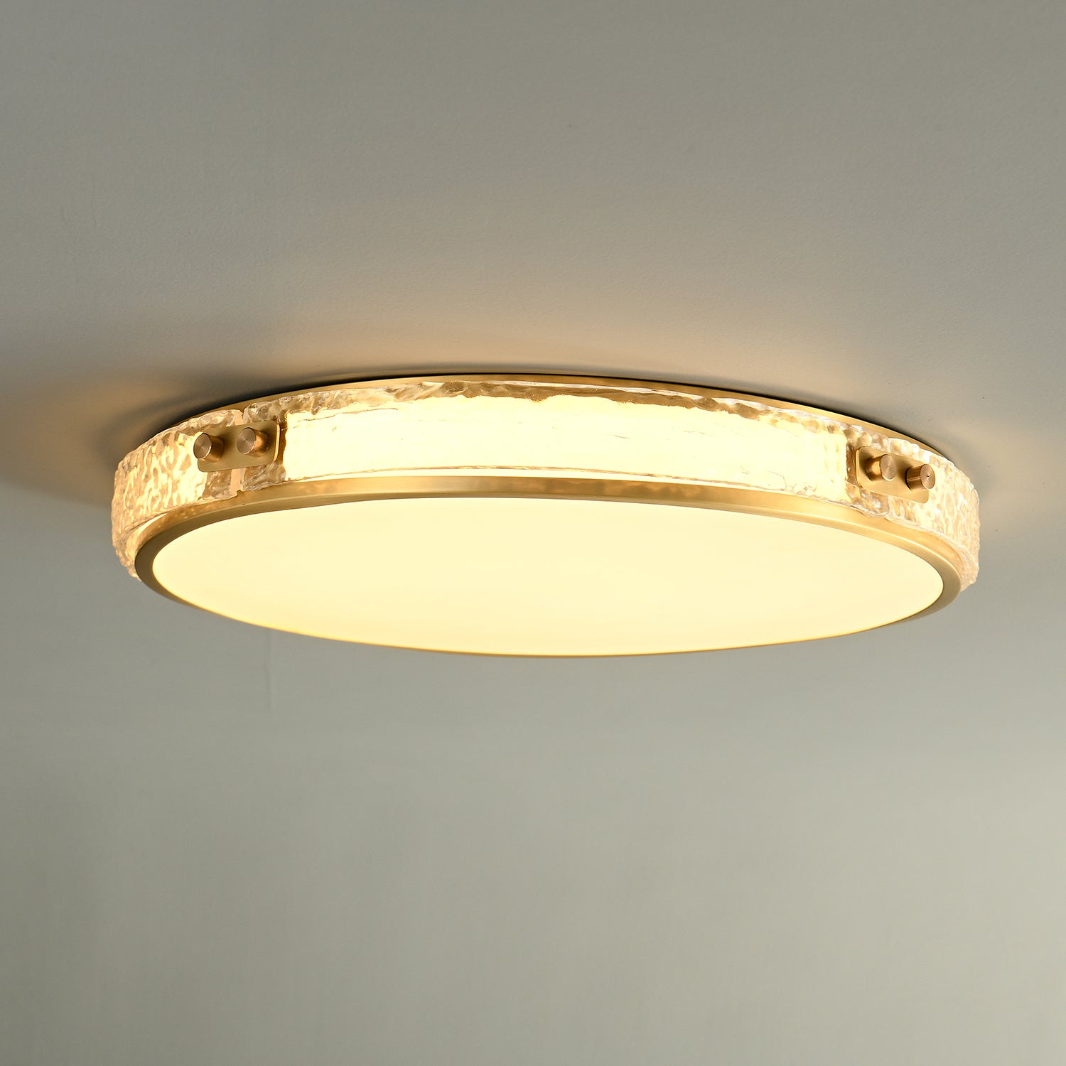 Fanell Modern Minimalist Glass Ceiling Lamp-Neutral Decor