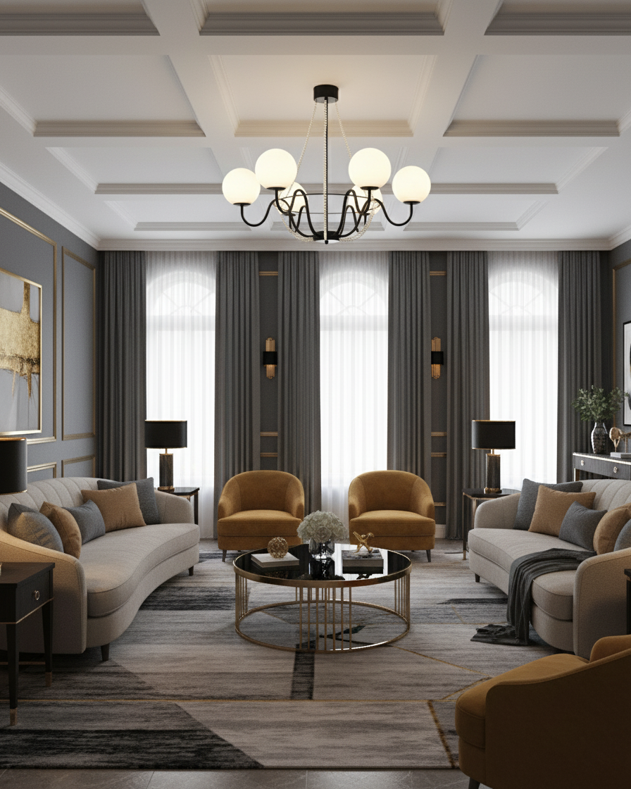 Seraphine Arc Chandelier