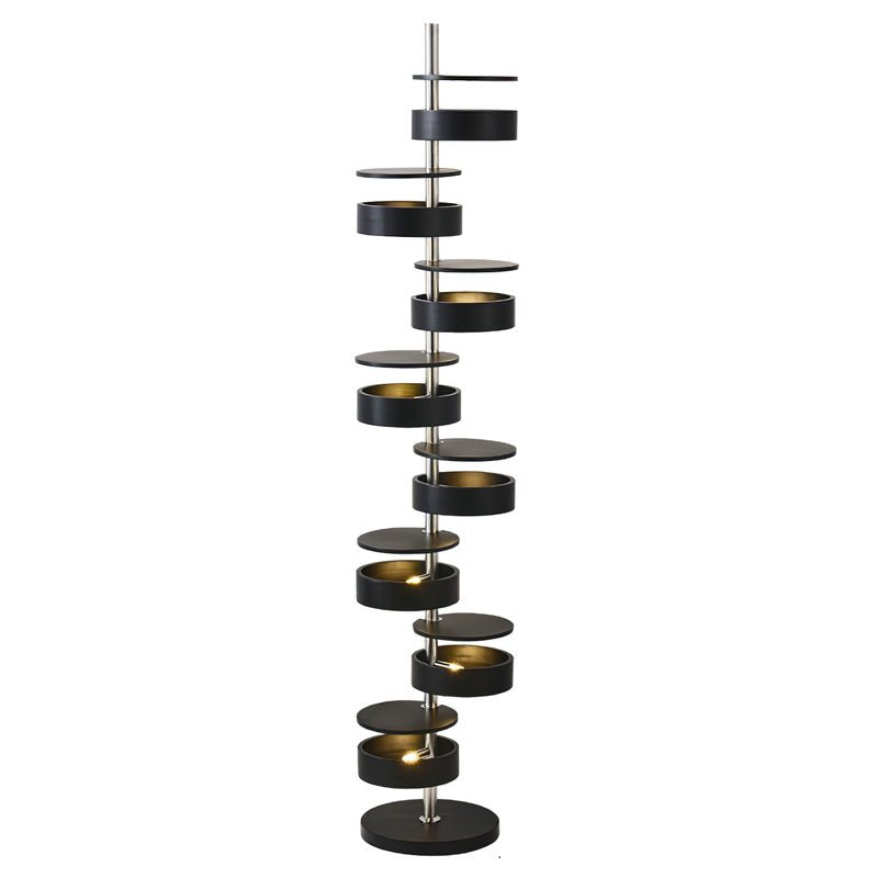 Lynix Wooden Floor Lamp-Neutral Decor