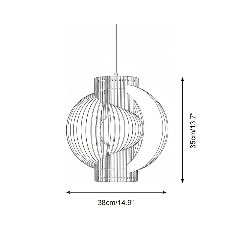 Aurelio Wood Pendant Lamp