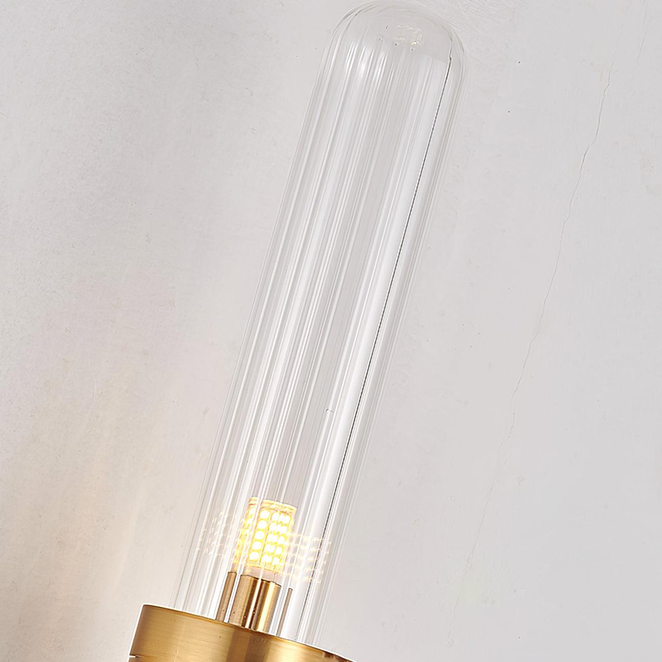 Alorira Nordic Art Column Glass Wall Sconce-Neutral Decor