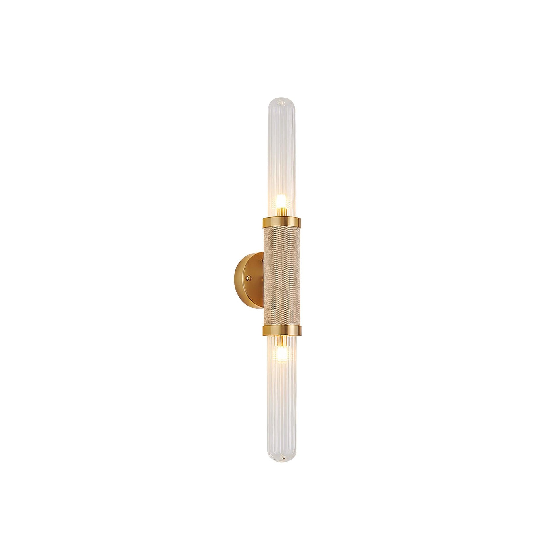 Alorira Nordic Art Column Glass Wall Sconce-Neutral Decor