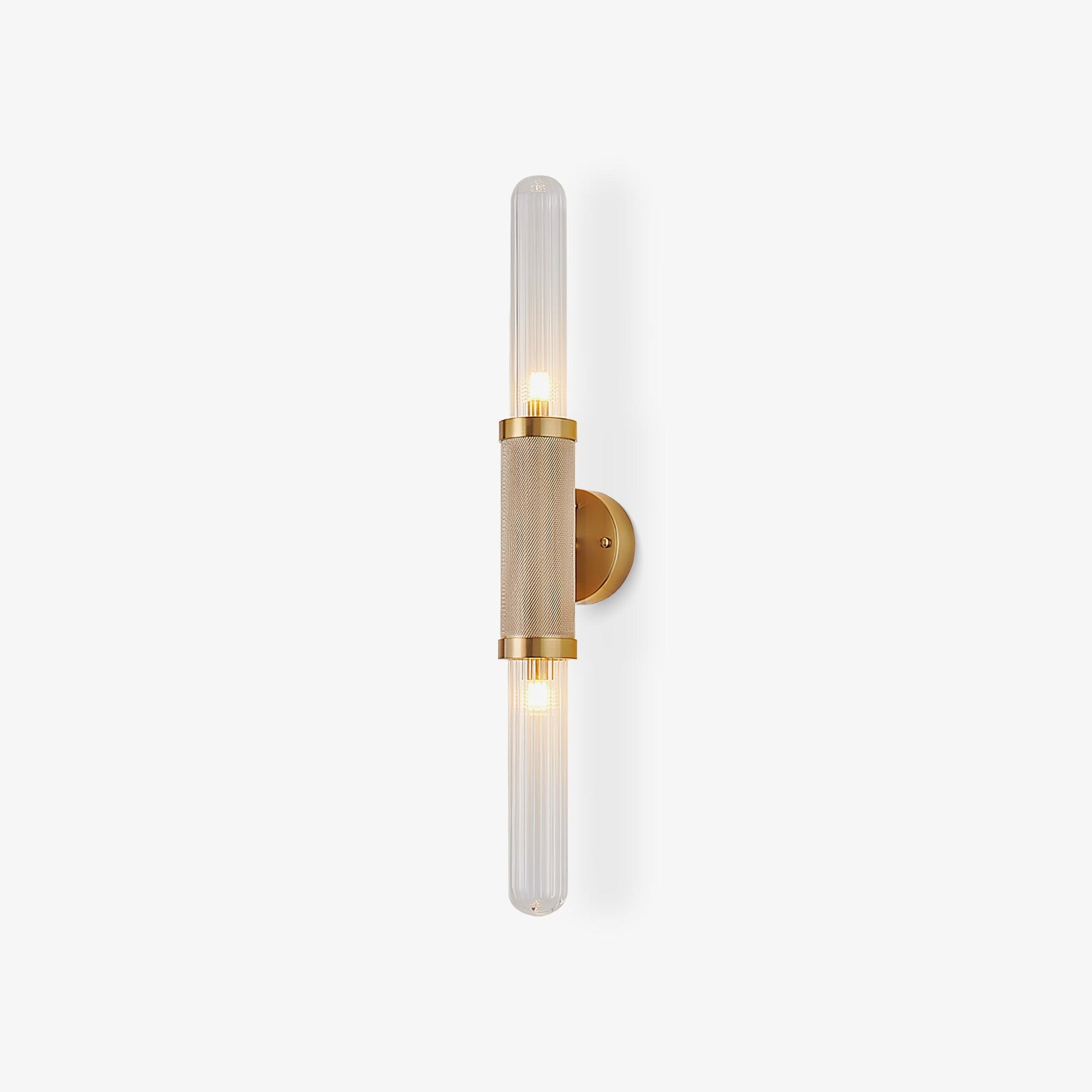 Alorira Nordic Art Column Glass Wall Sconce-Neutral Decor