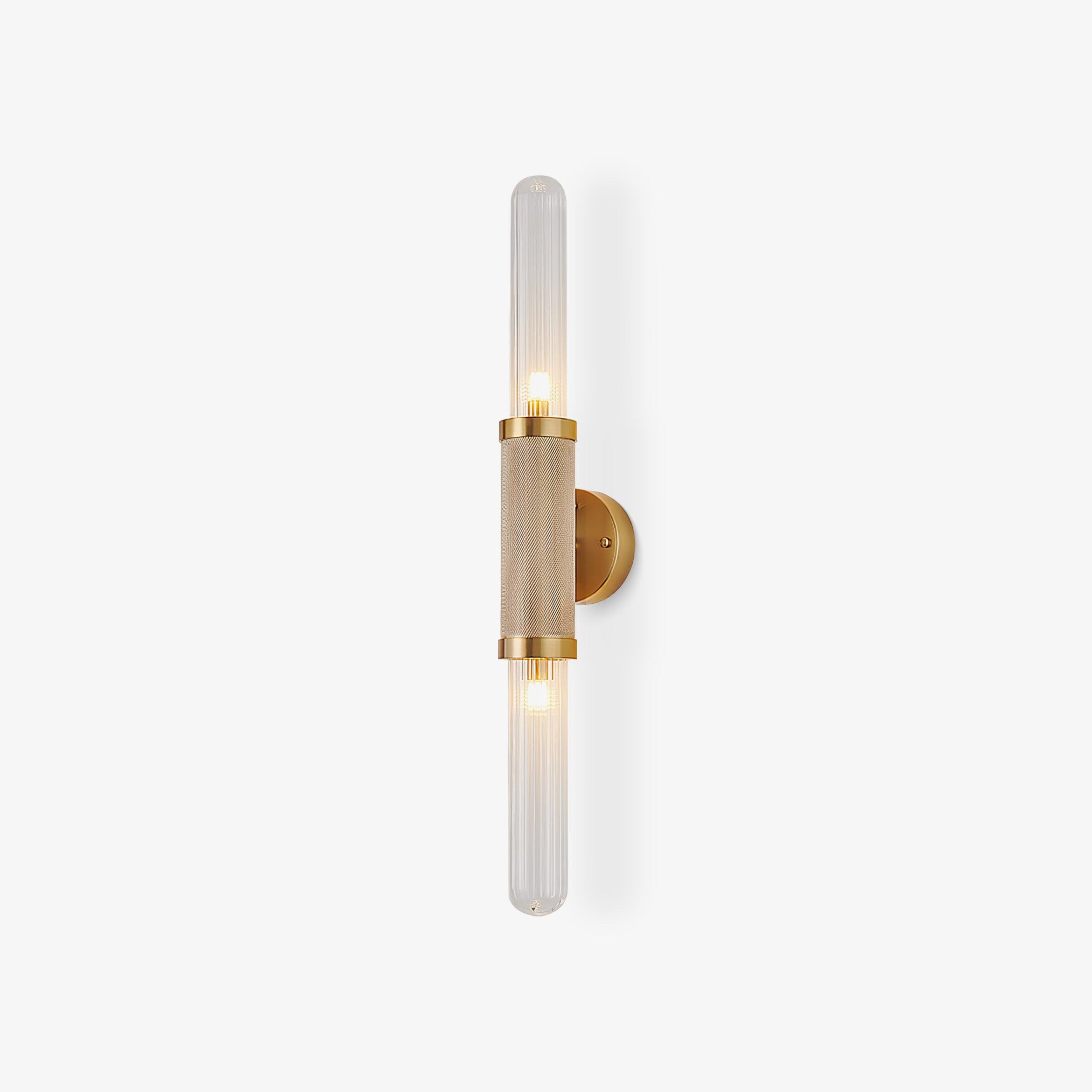 Alorira Nordic Art Column Glass Wall Sconce-Neutral Decor