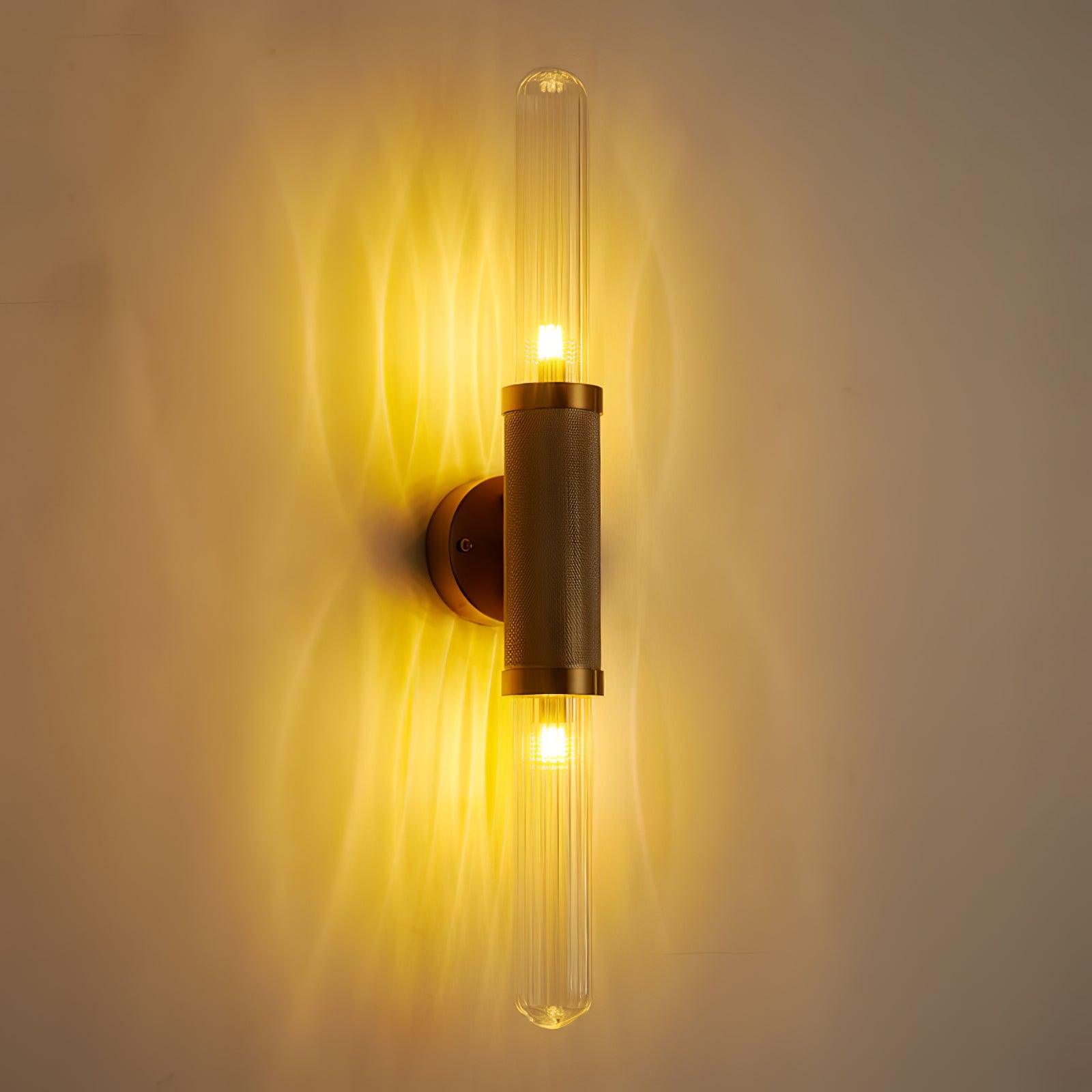 Alorira Nordic Art Column Glass Wall Sconce-Neutral Decor