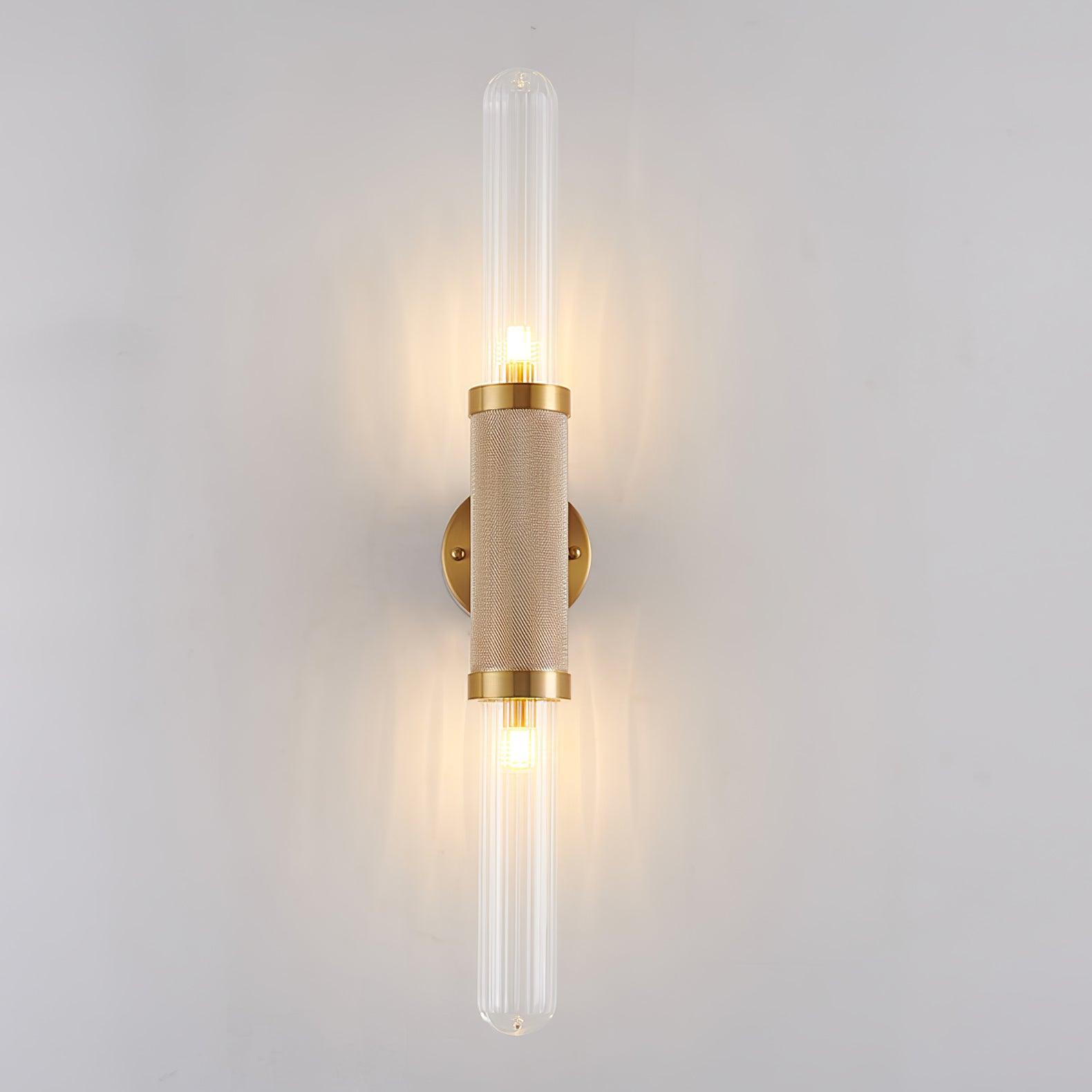 Alorira Nordic Art Column Glass Wall Sconce-Neutral Decor
